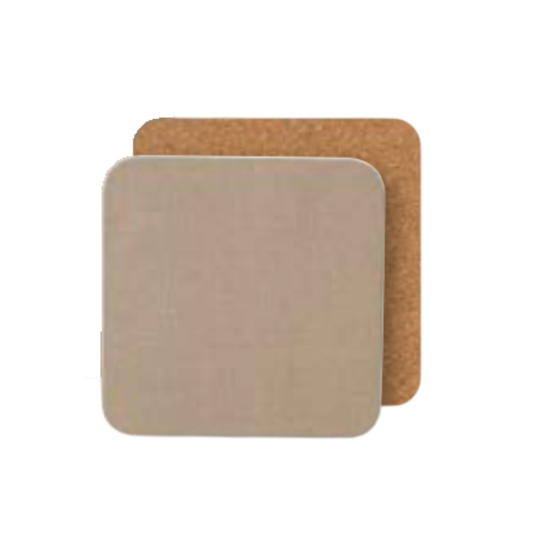 Set of 4 Taupe Coasters 