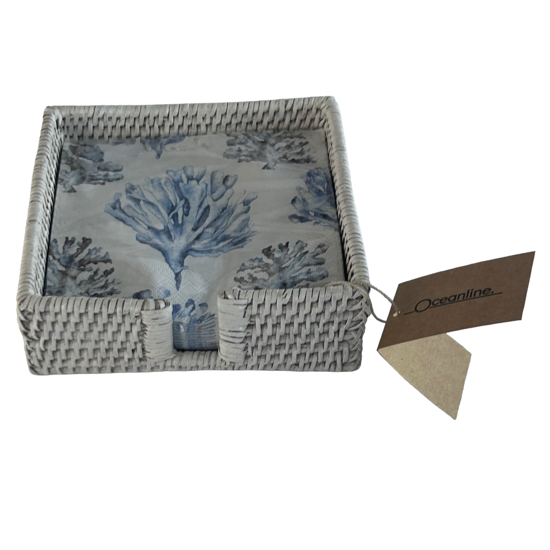 Rattan Square Napkin Holder