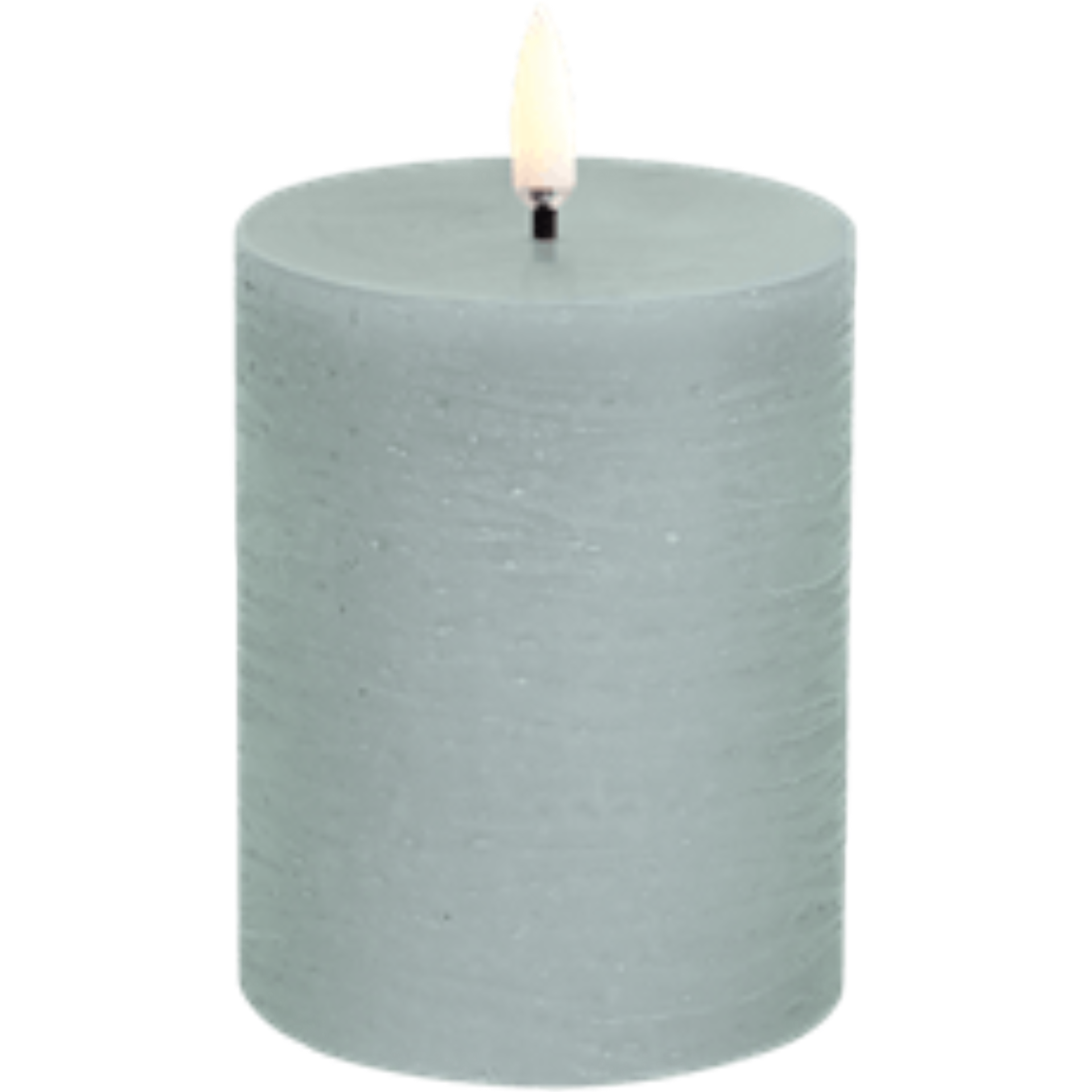Various Sizes Rustic Dusty Green Pillar Candle
