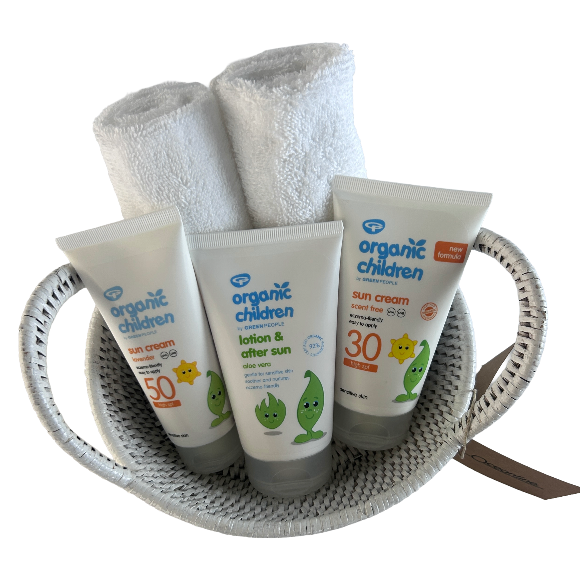 Sonnencreme-Korb-Set - Kinder