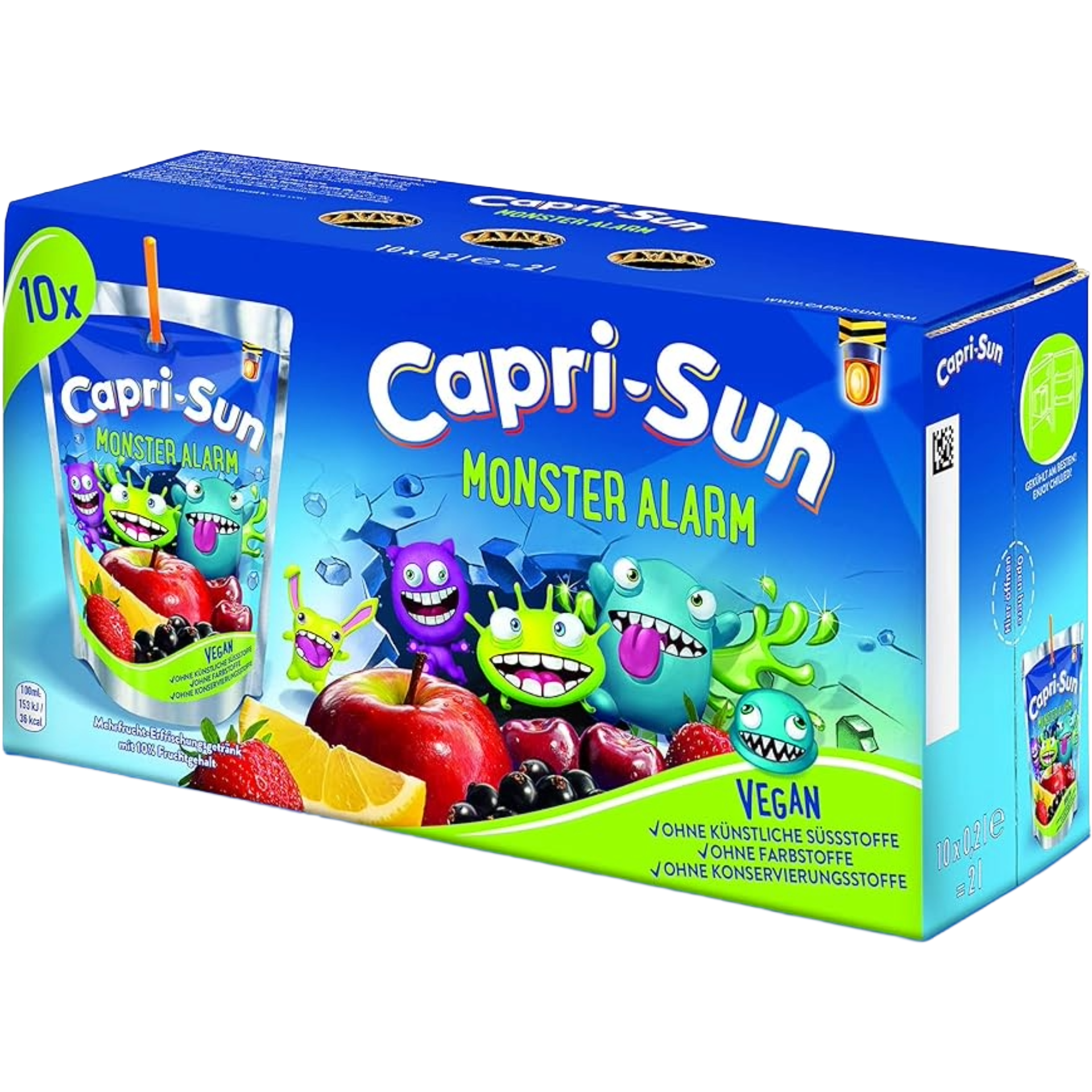 10 Pack Capri Sun Monster Alarm 200ml