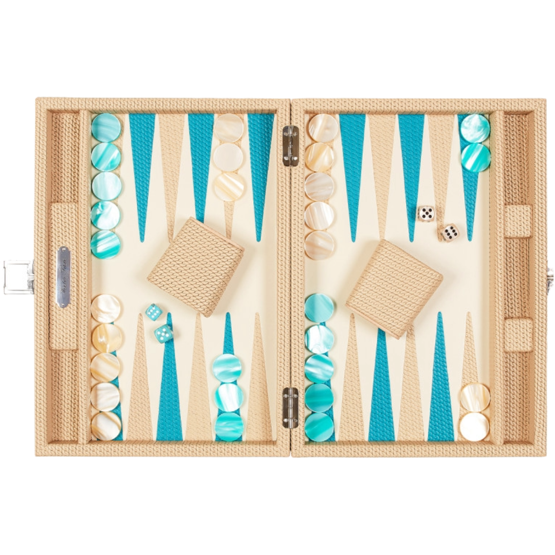 Champagne Chain Medium Backgammon 