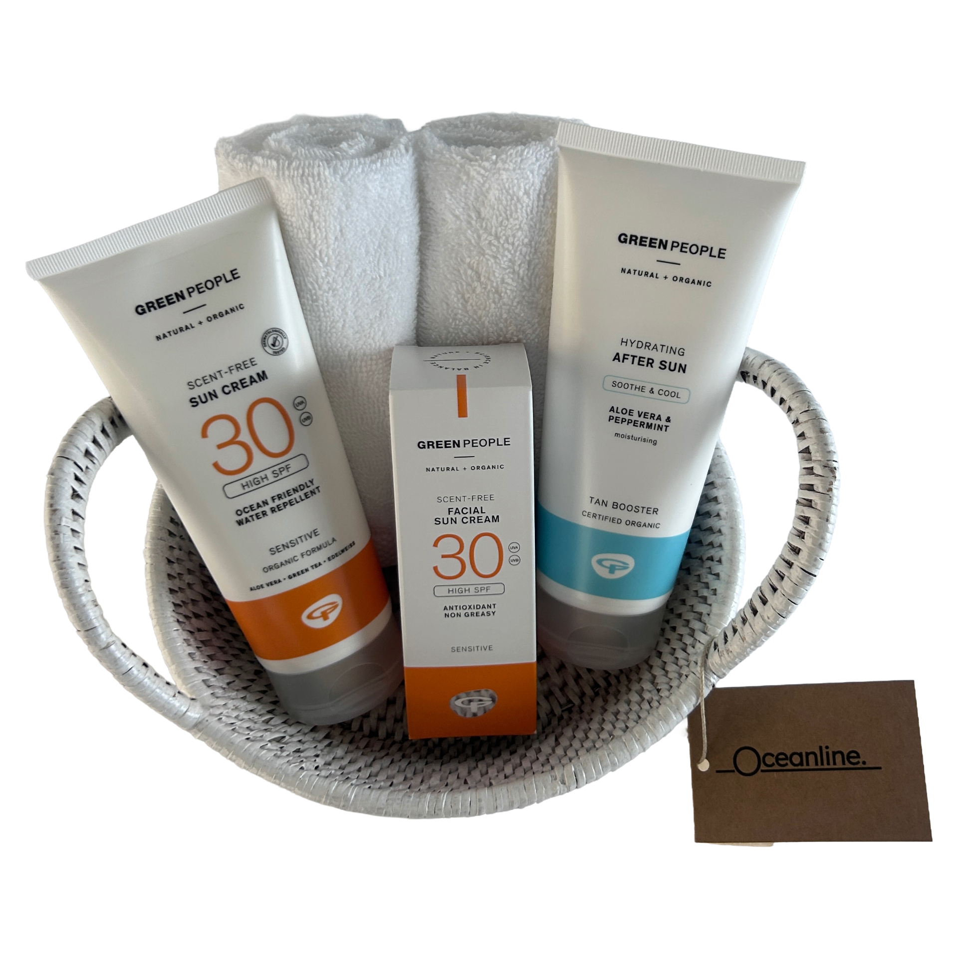 Sonnencreme-Korb-Set - Erwachsene