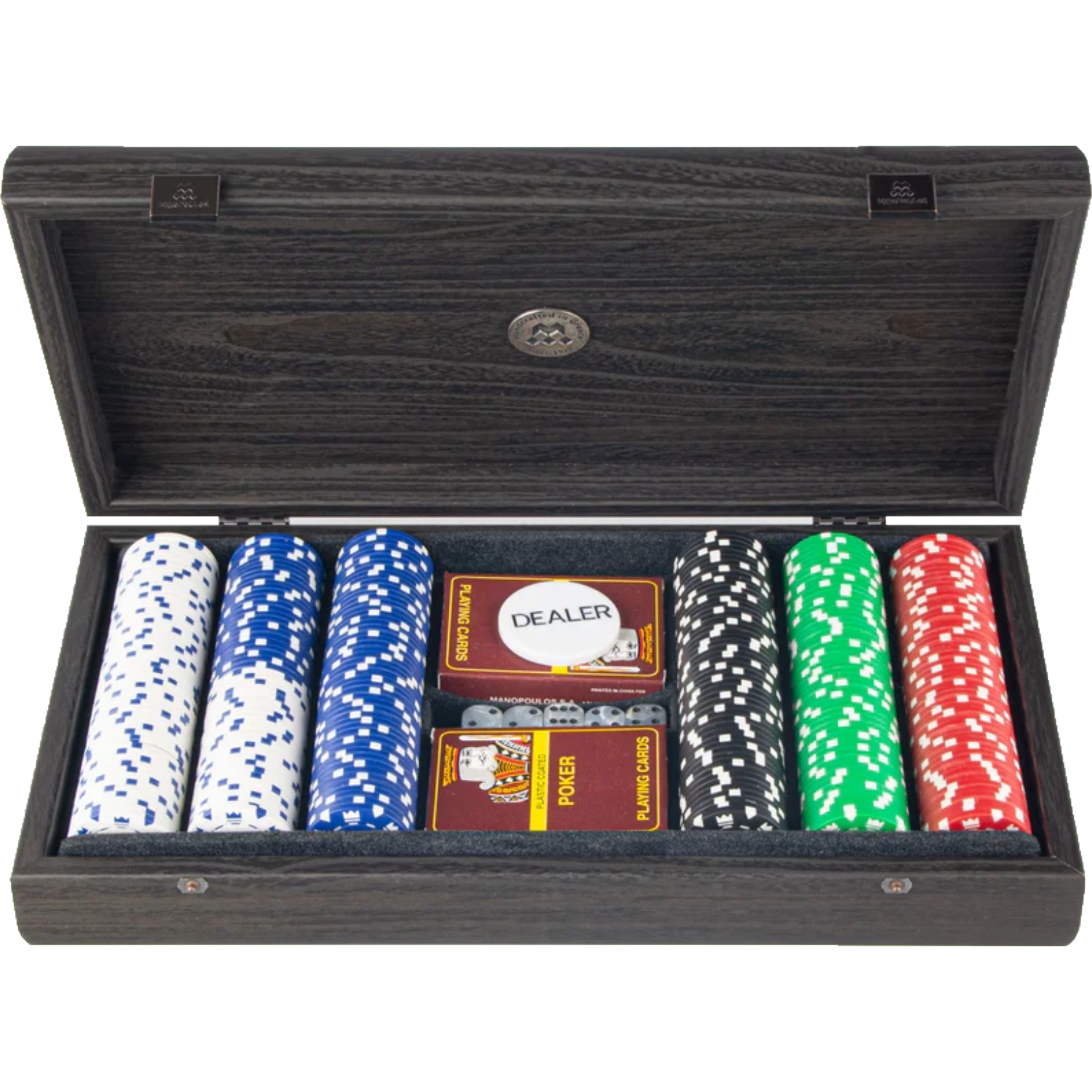 Luxury Black Poker Set 