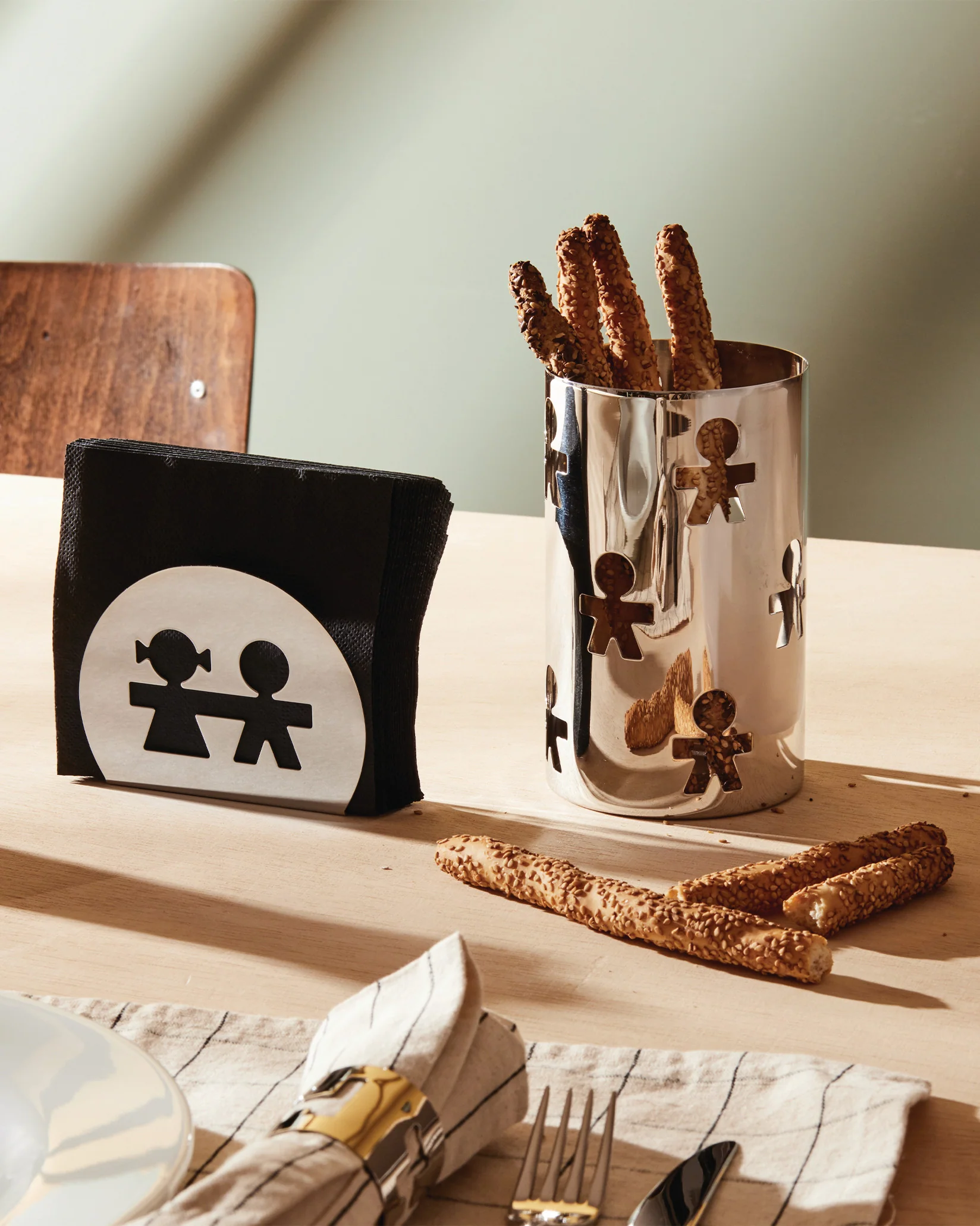 Girotondo. Halter für Brotstangen