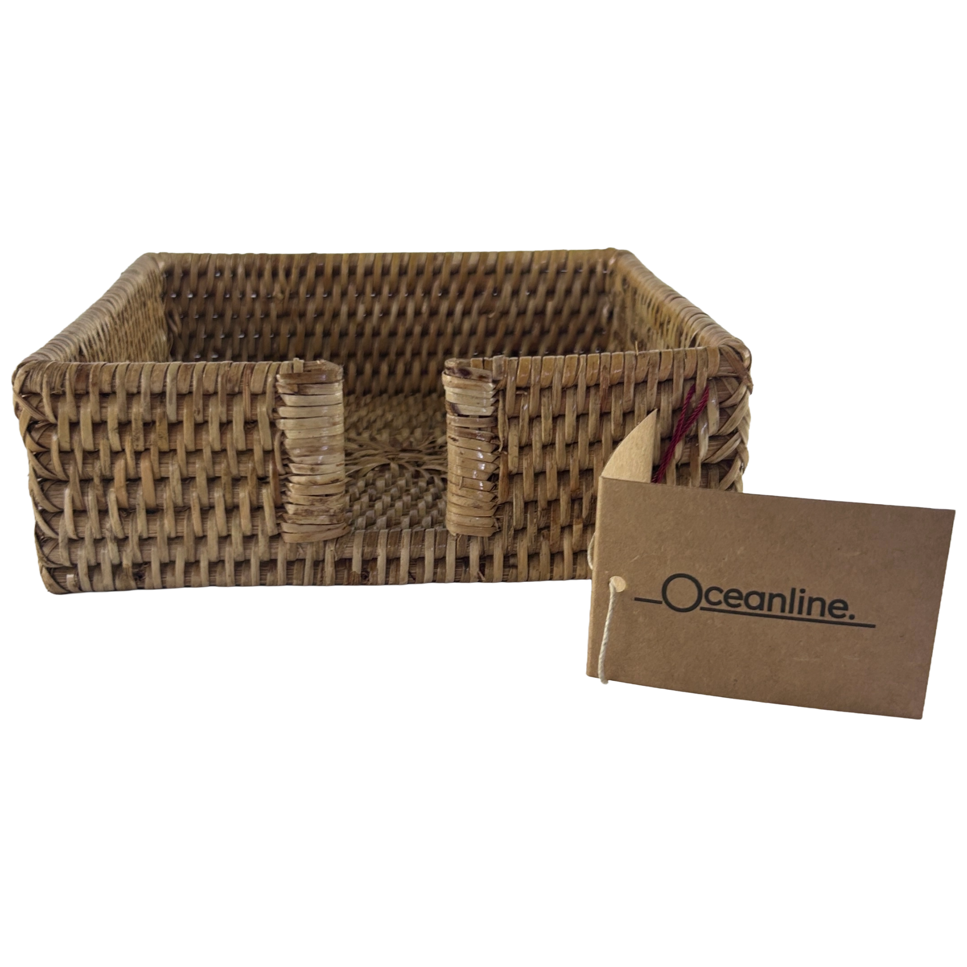 Rattan Square Napkin Holder