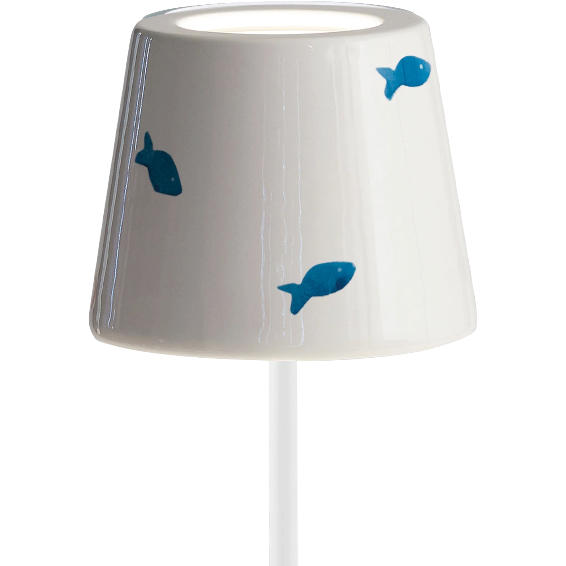 Ceramic Cover Poldina Blue Fishes 