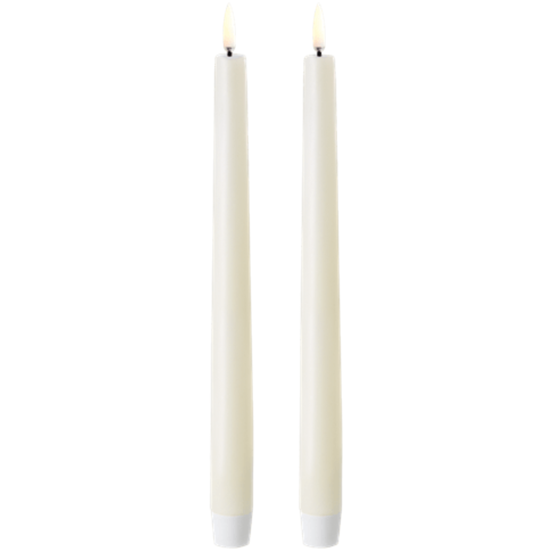 Classic Ivory Taper Candles Set of 2