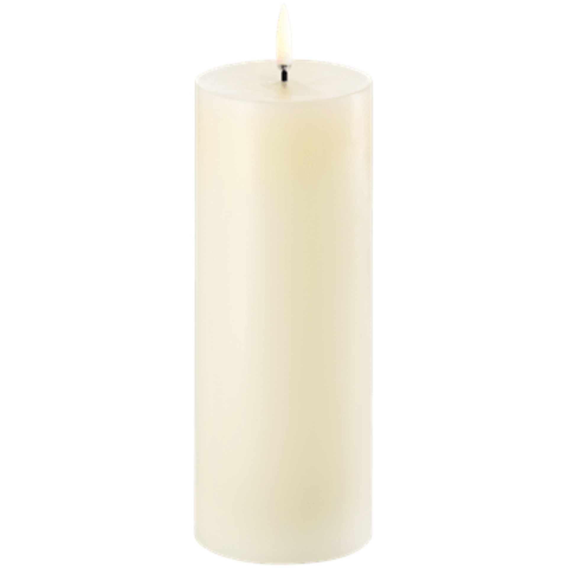 Various Sizes Smooth Ivory Pillar Candle