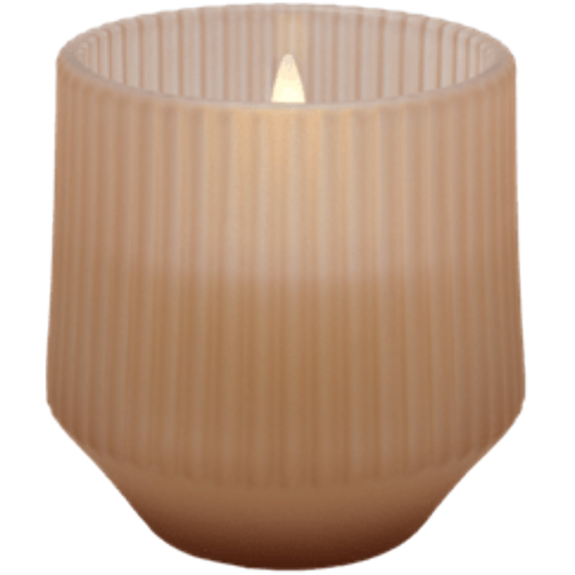 Beige "Uplift" Scented Wax Glass Candle