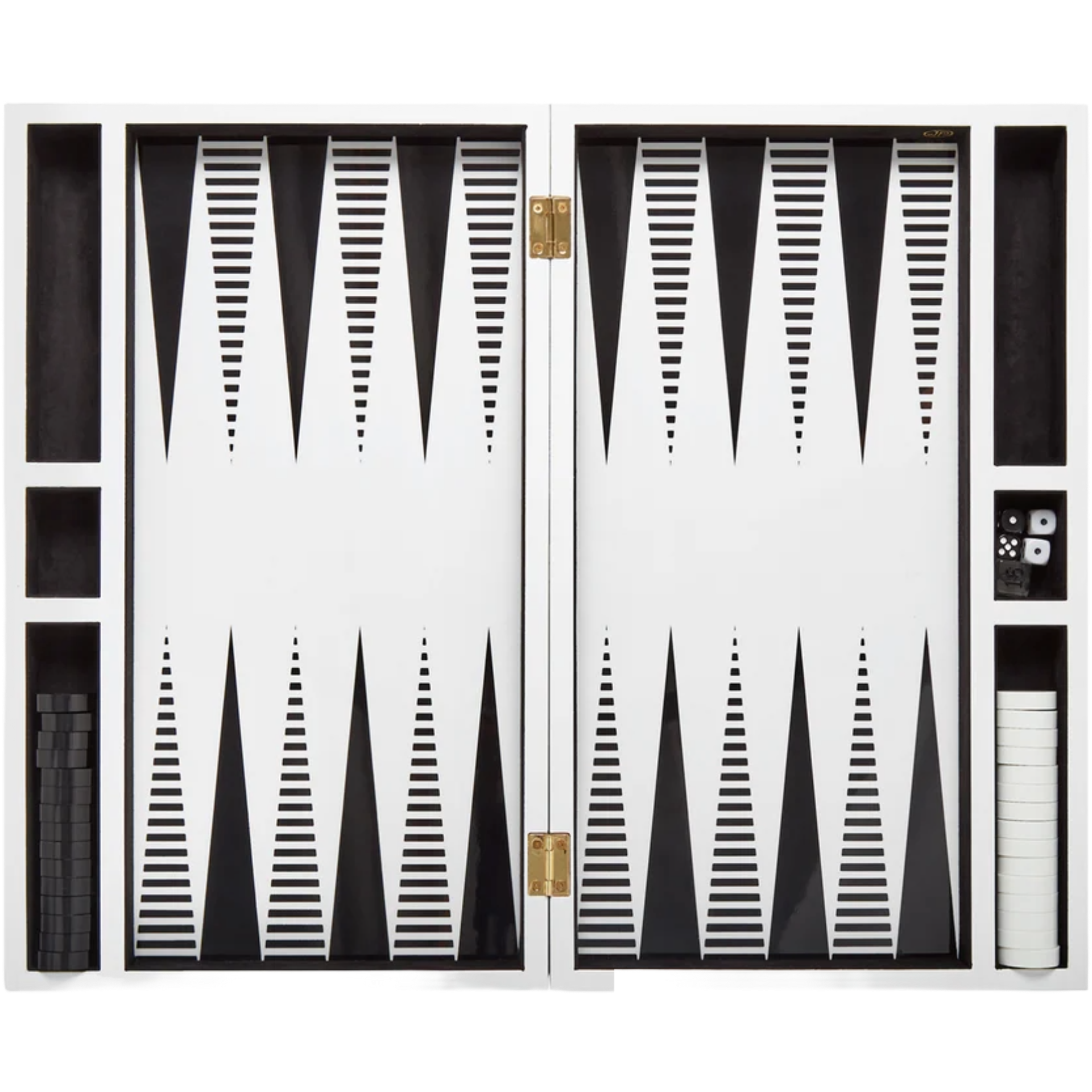 Op Art Backgammon Set
