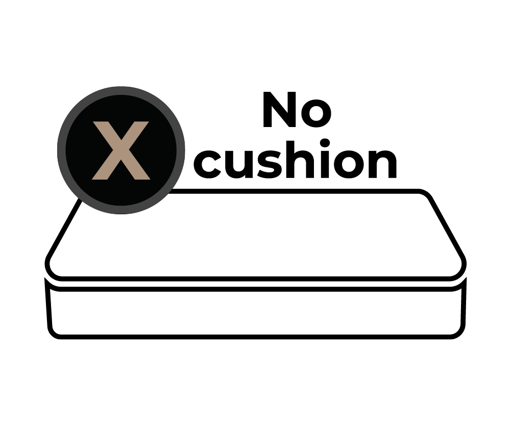 NO SEAT CUSHION