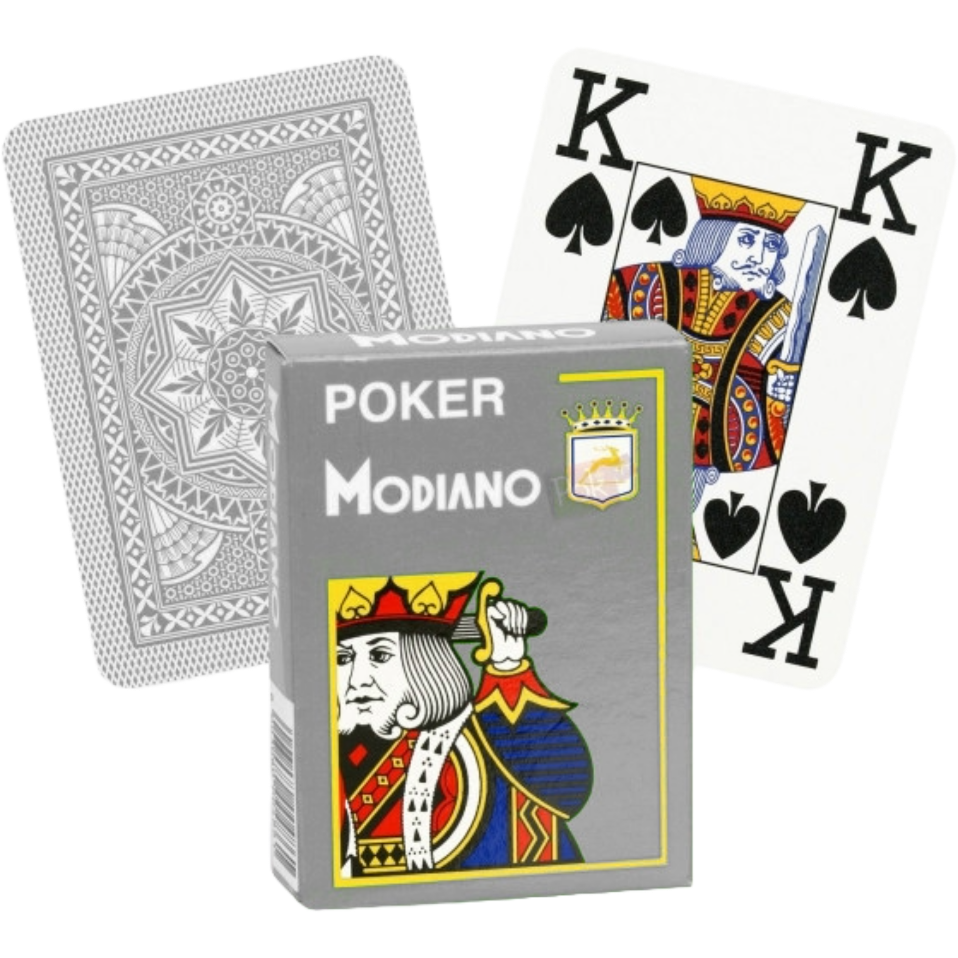  Modiano Grey Playing Cards