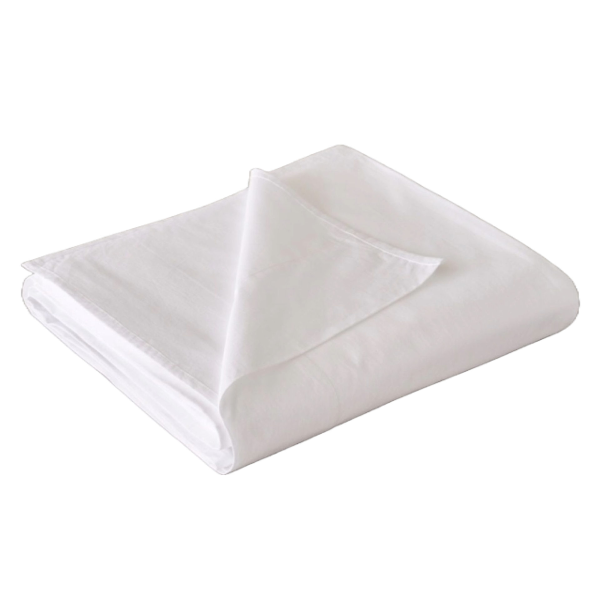 Ducal White Cotton Flat Sheet
