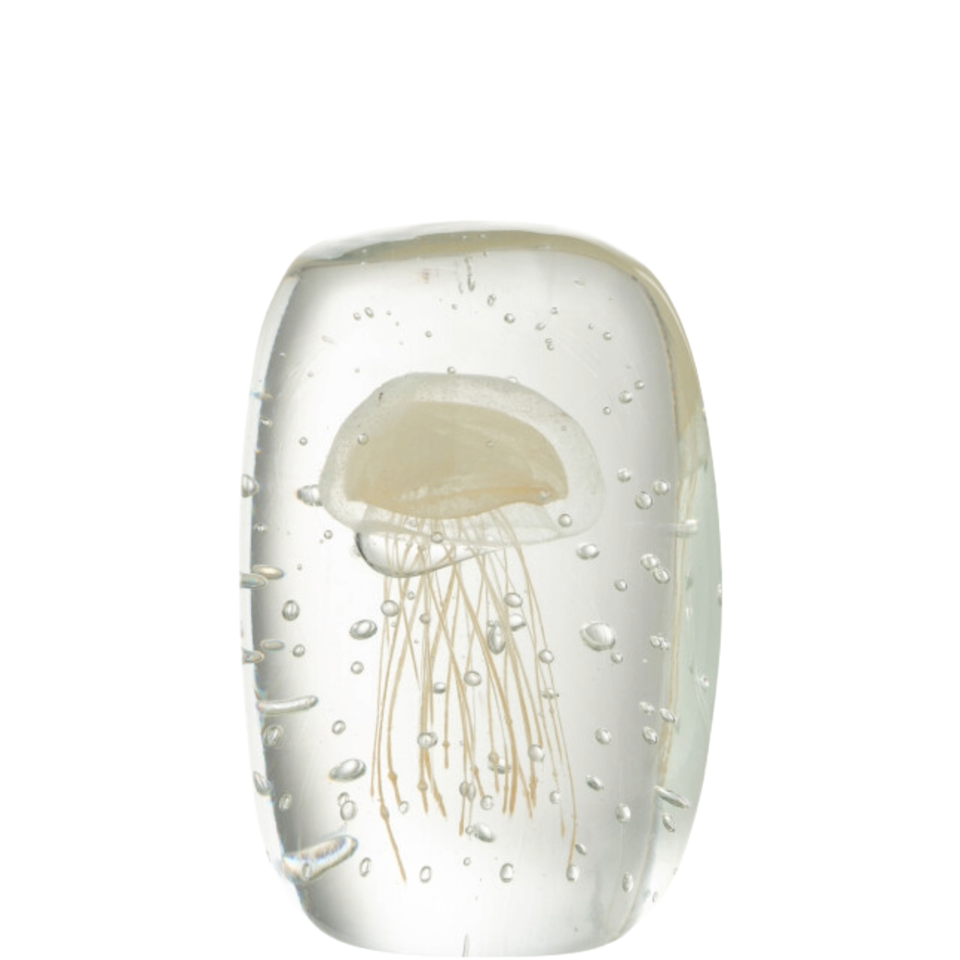 Beige Jellyfish Calypso Glass