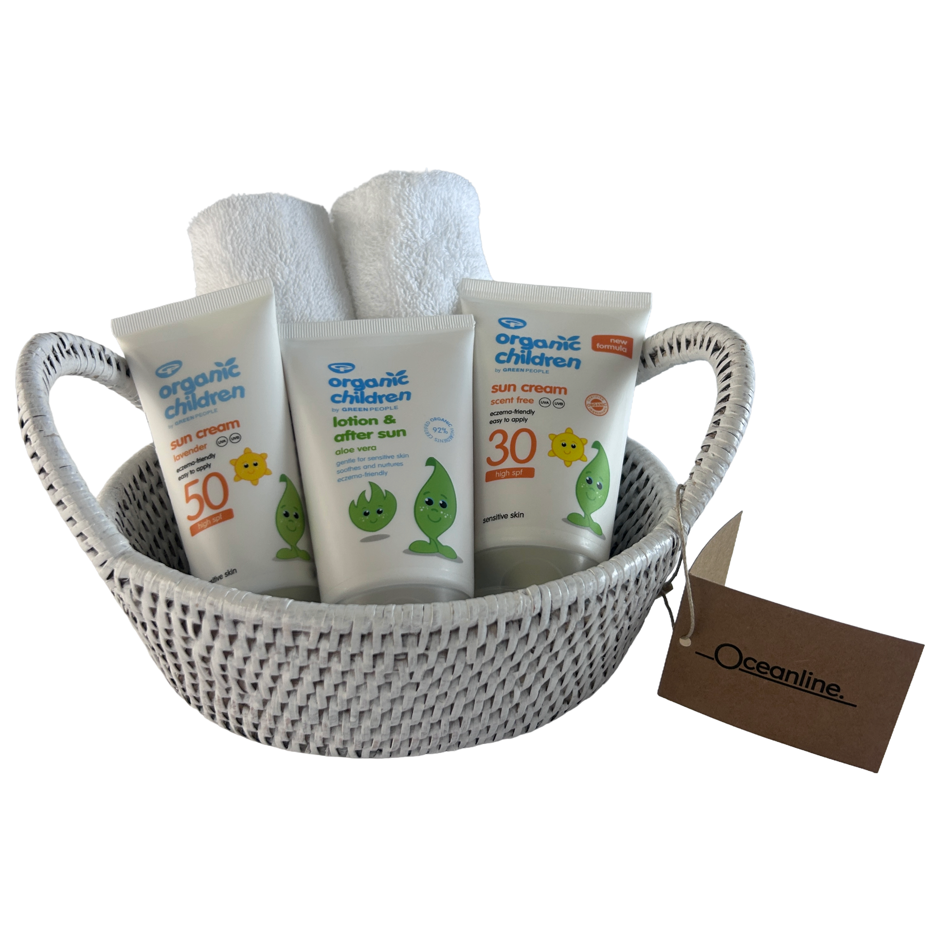 Sonnencreme-Korb-Set - Kinder