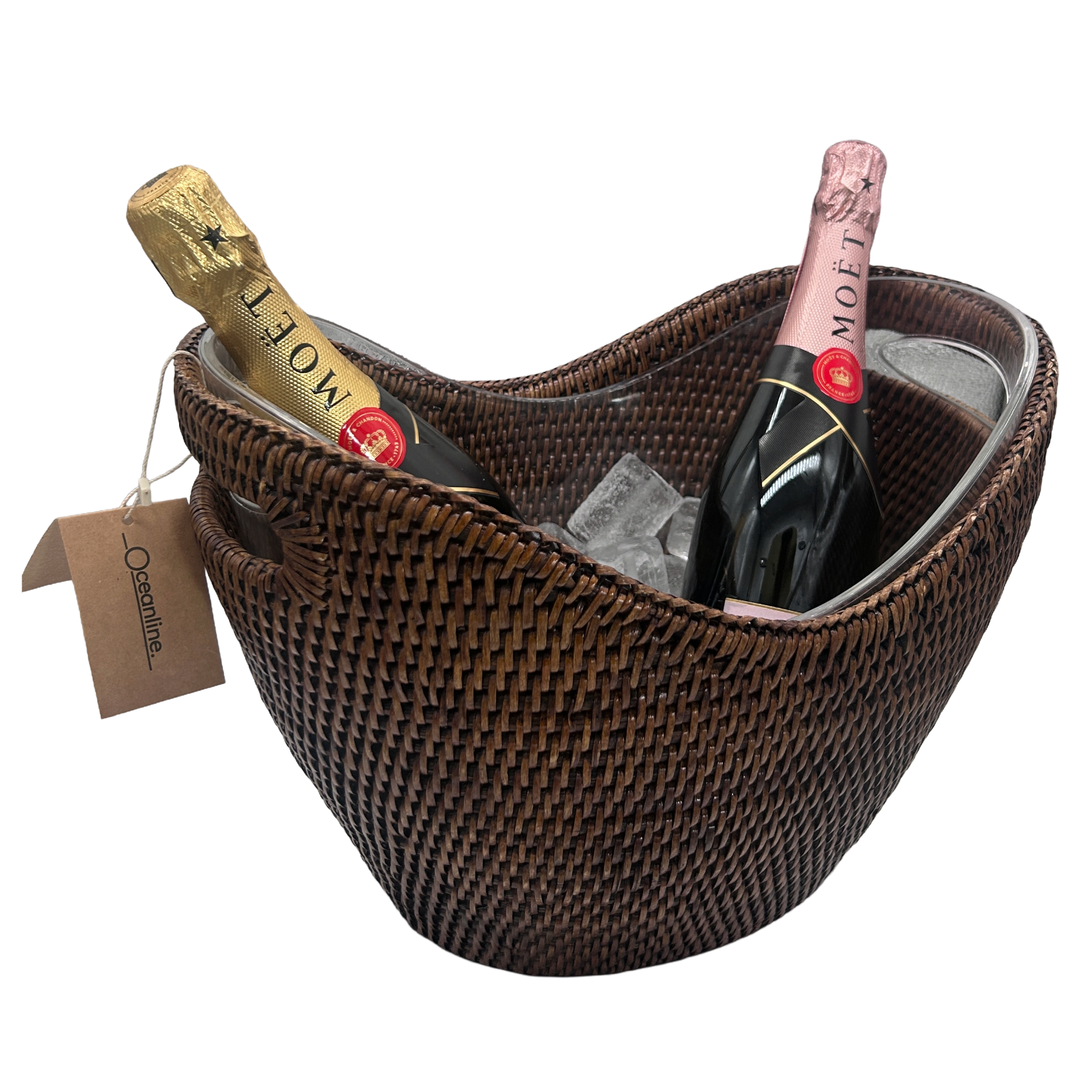 Rattan Champagne & Wine Bucket L