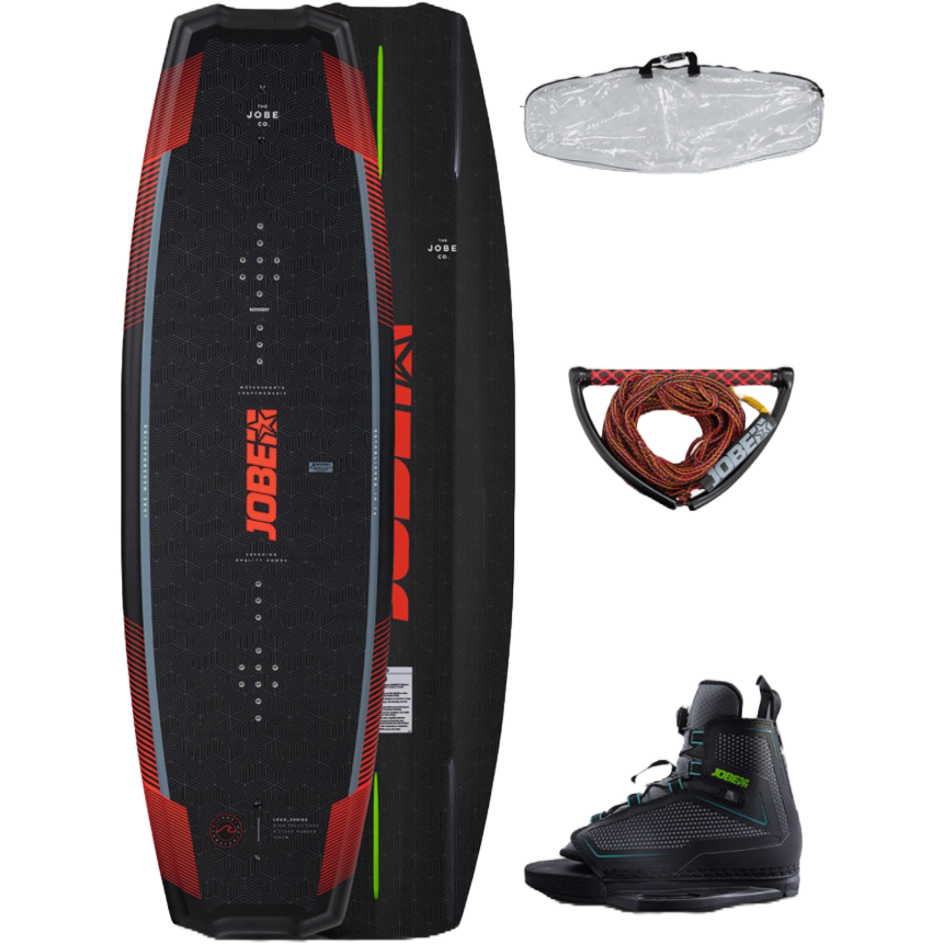 Jobe Logo Wakeboard 138 &amp; Maze Bindungen Paket