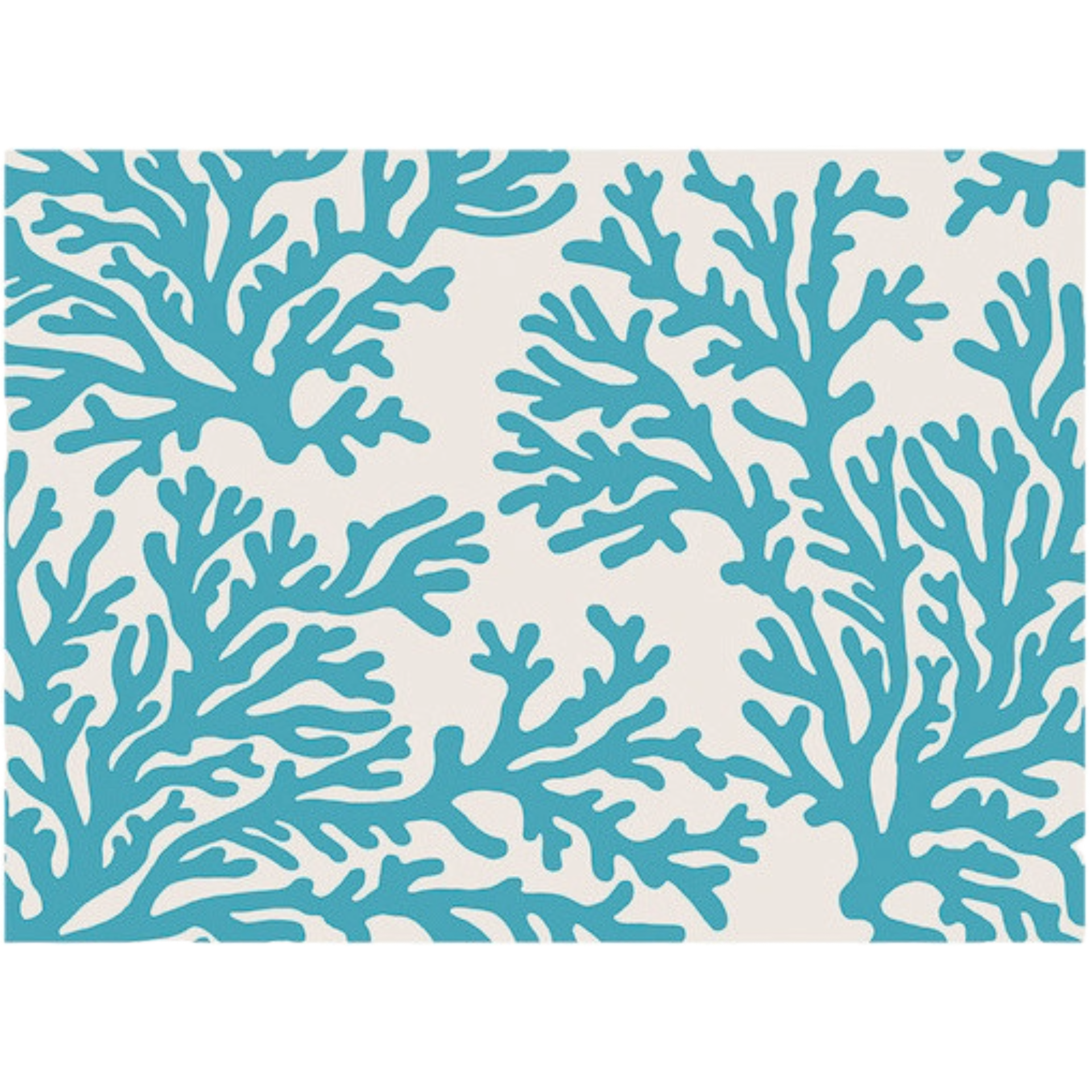 Set of 6 Kanali Turquoise Placemats