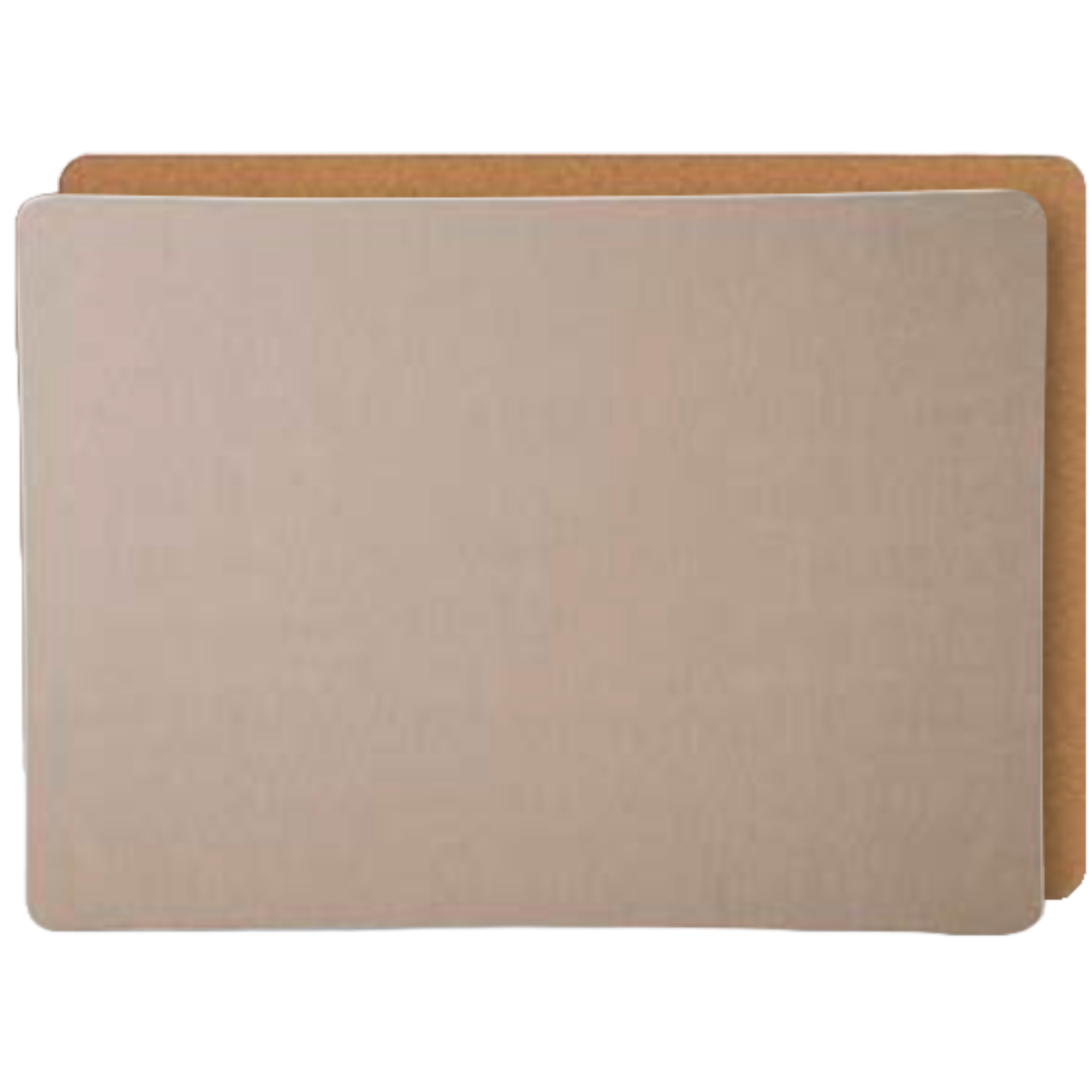 Set of 2 Taupe Cork Placemats