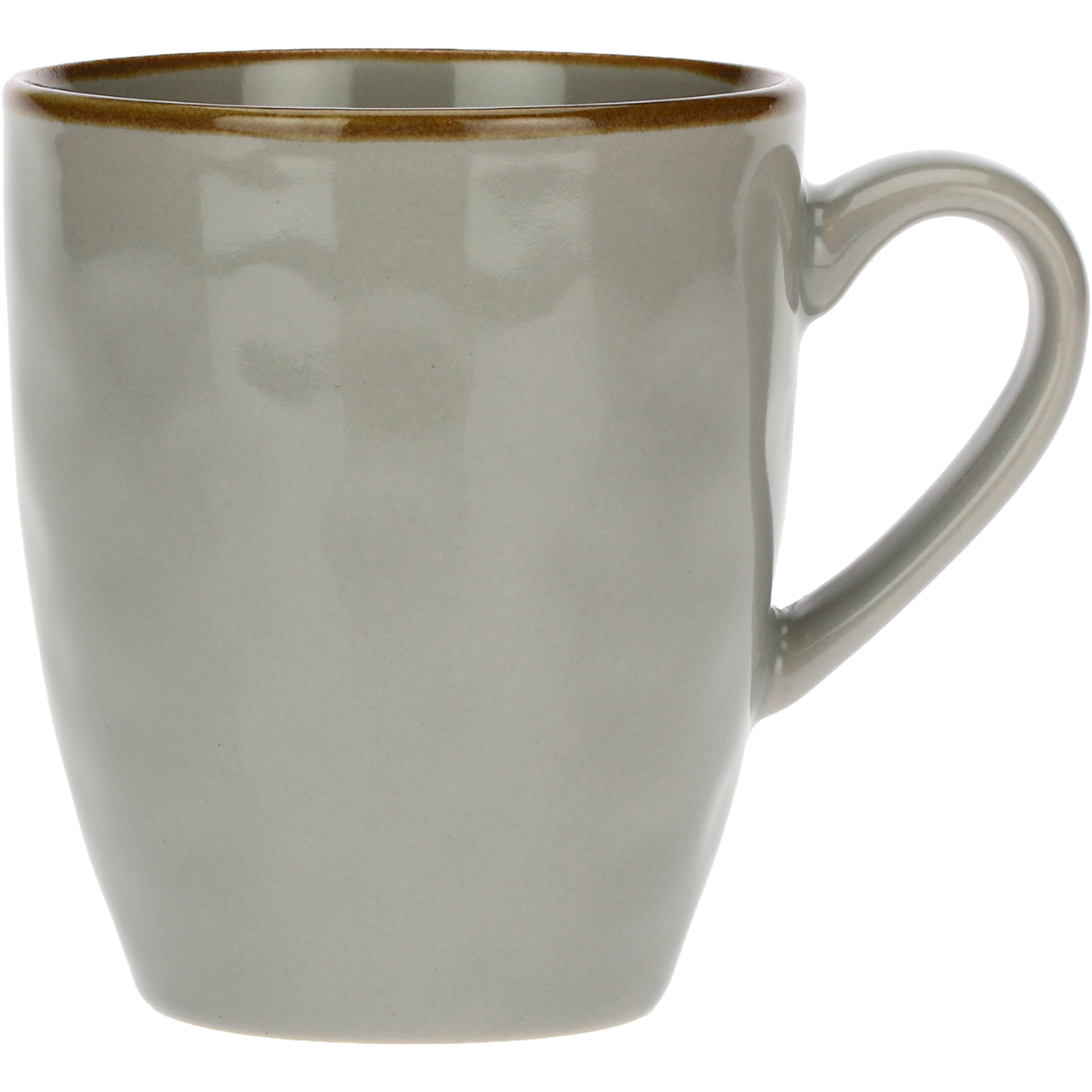 Set of 4 Mugs Concerto Pearl Grey