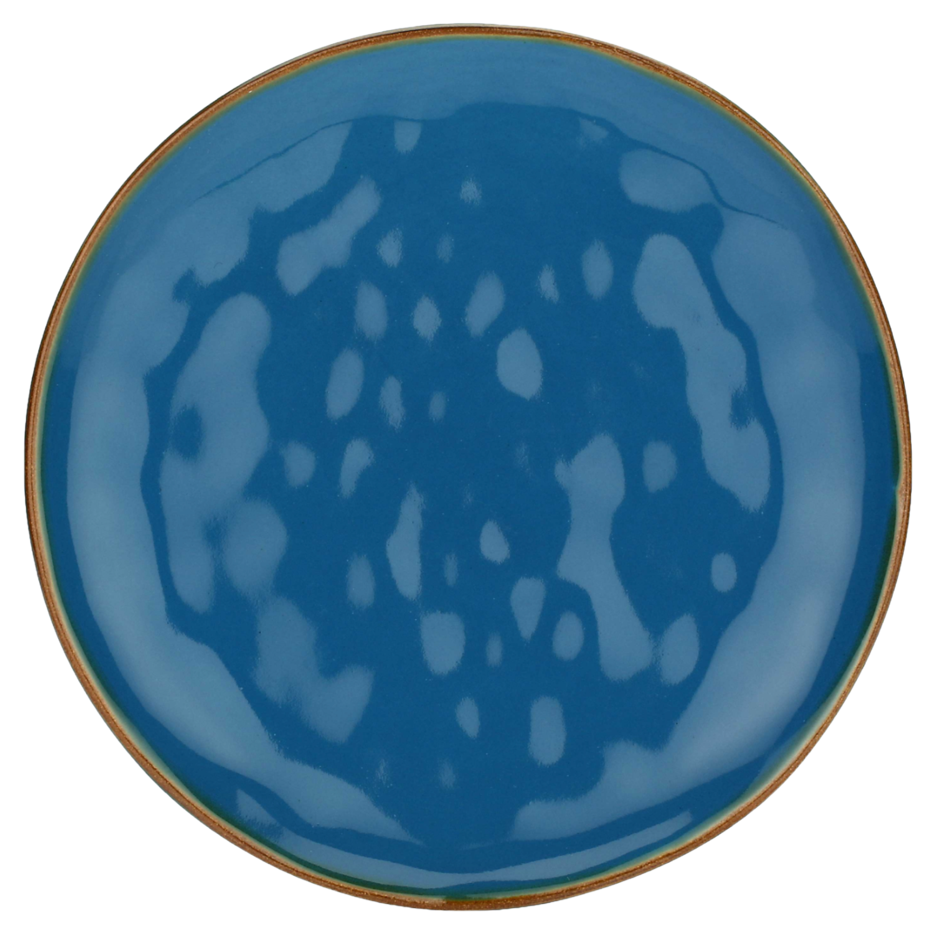 Set of 4 Salad Plates Concerto Blu Avio