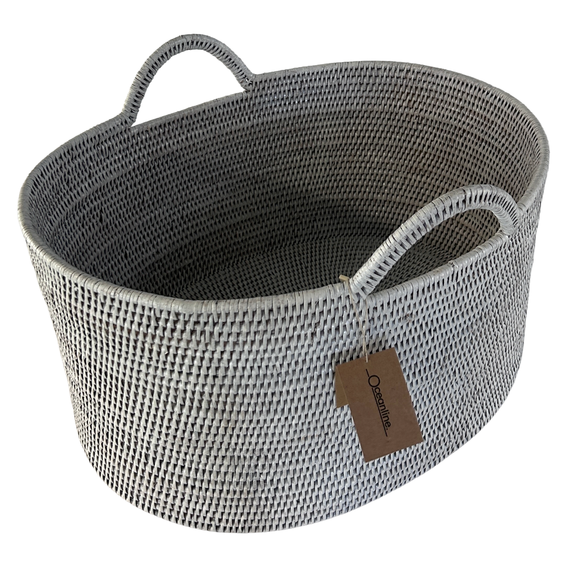 Rattan Oval Basket  Medium