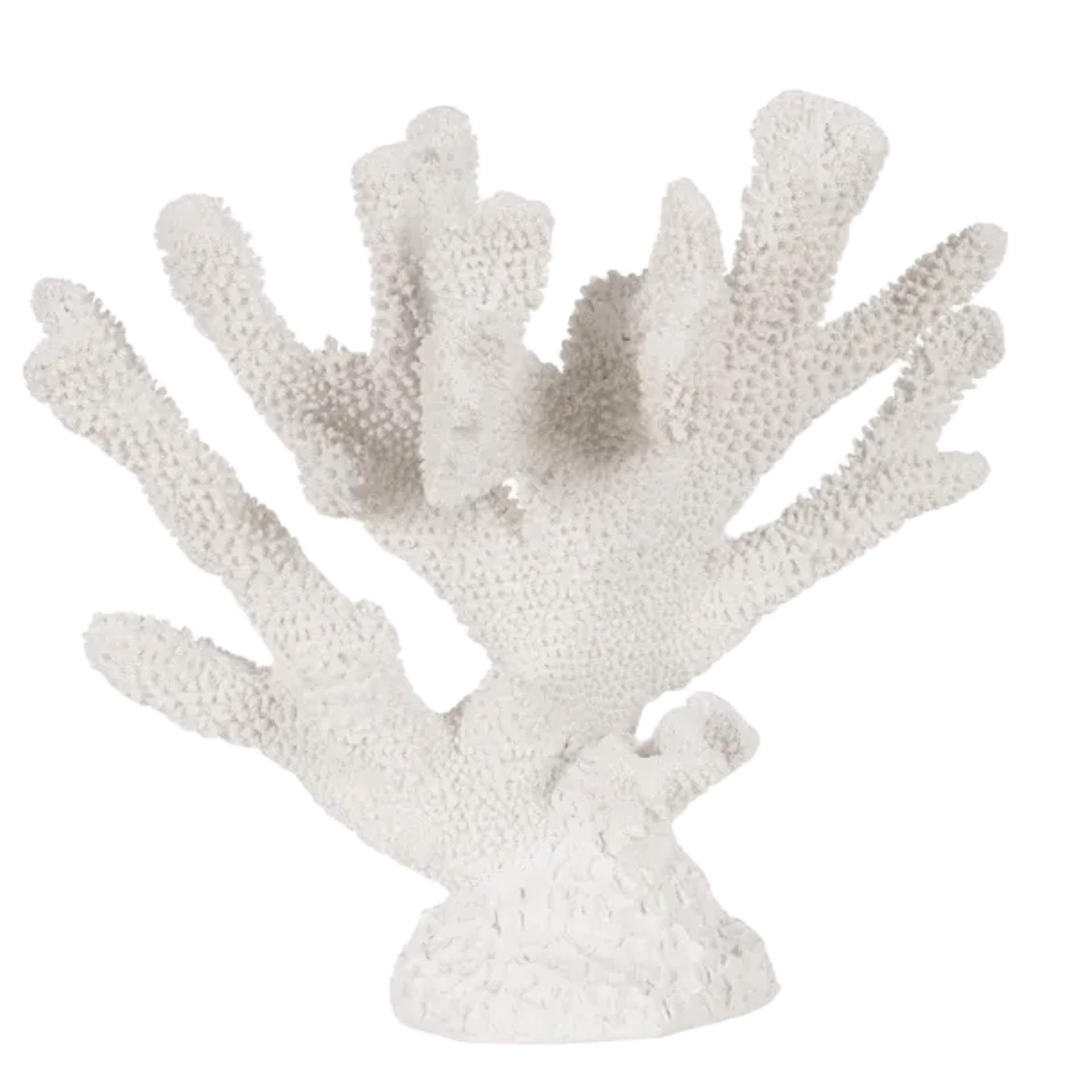 Coral Figure White Resin