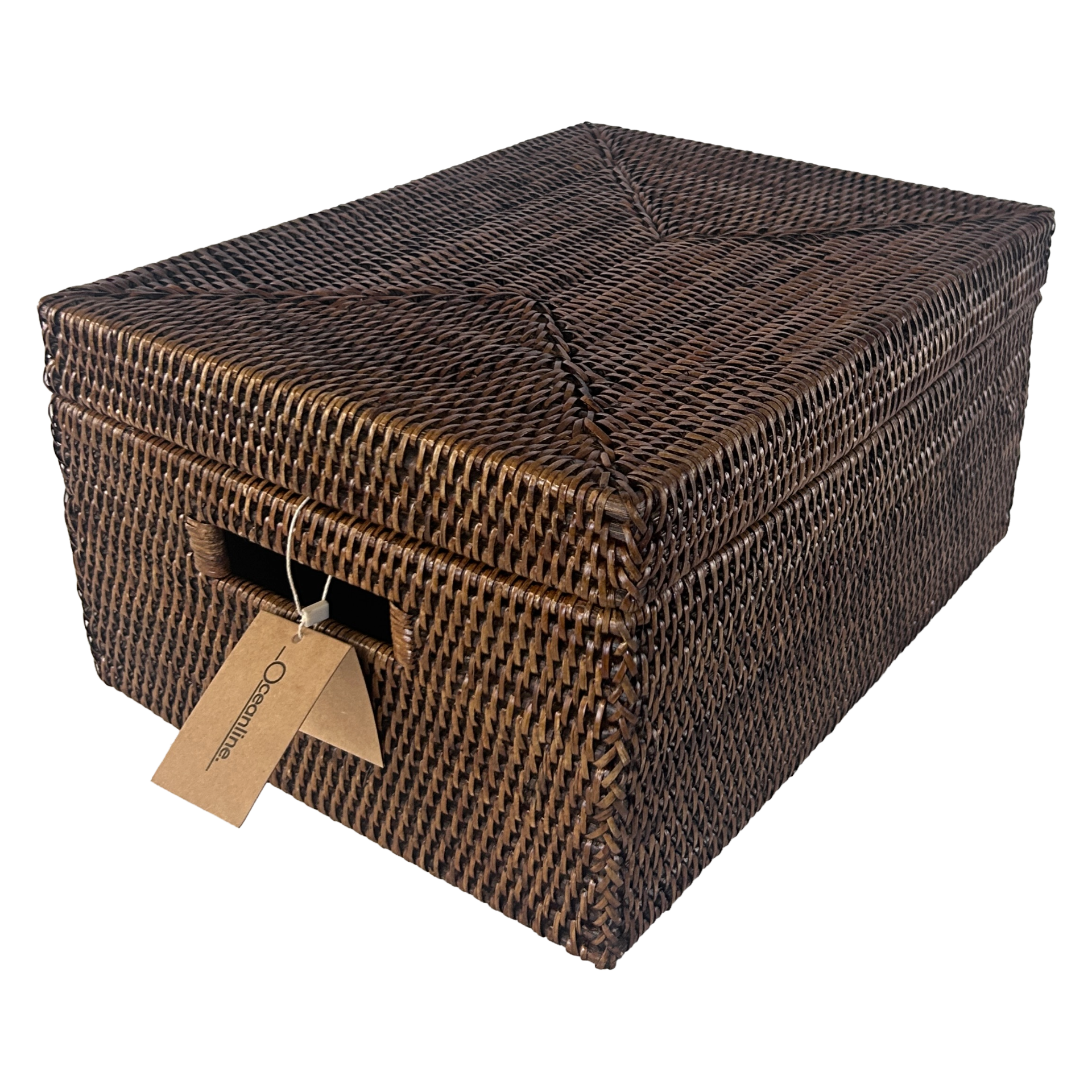 Rattan Rectangular Box with Lid