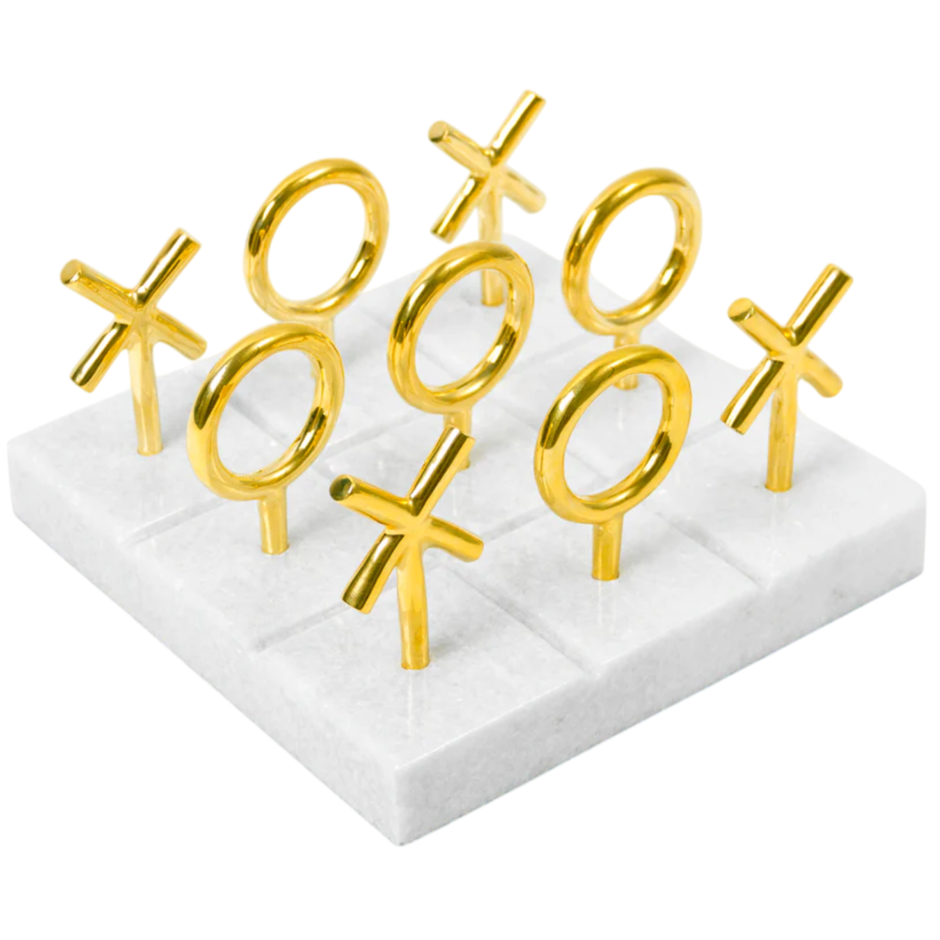 Brass Tic-Tac-Toe Set