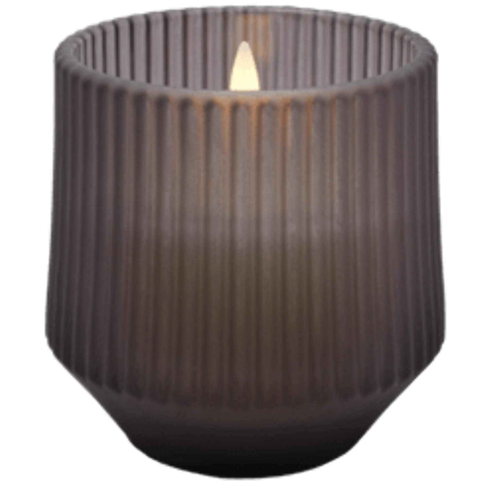 Smoked "Harmony" Scented Wax Glass Candle