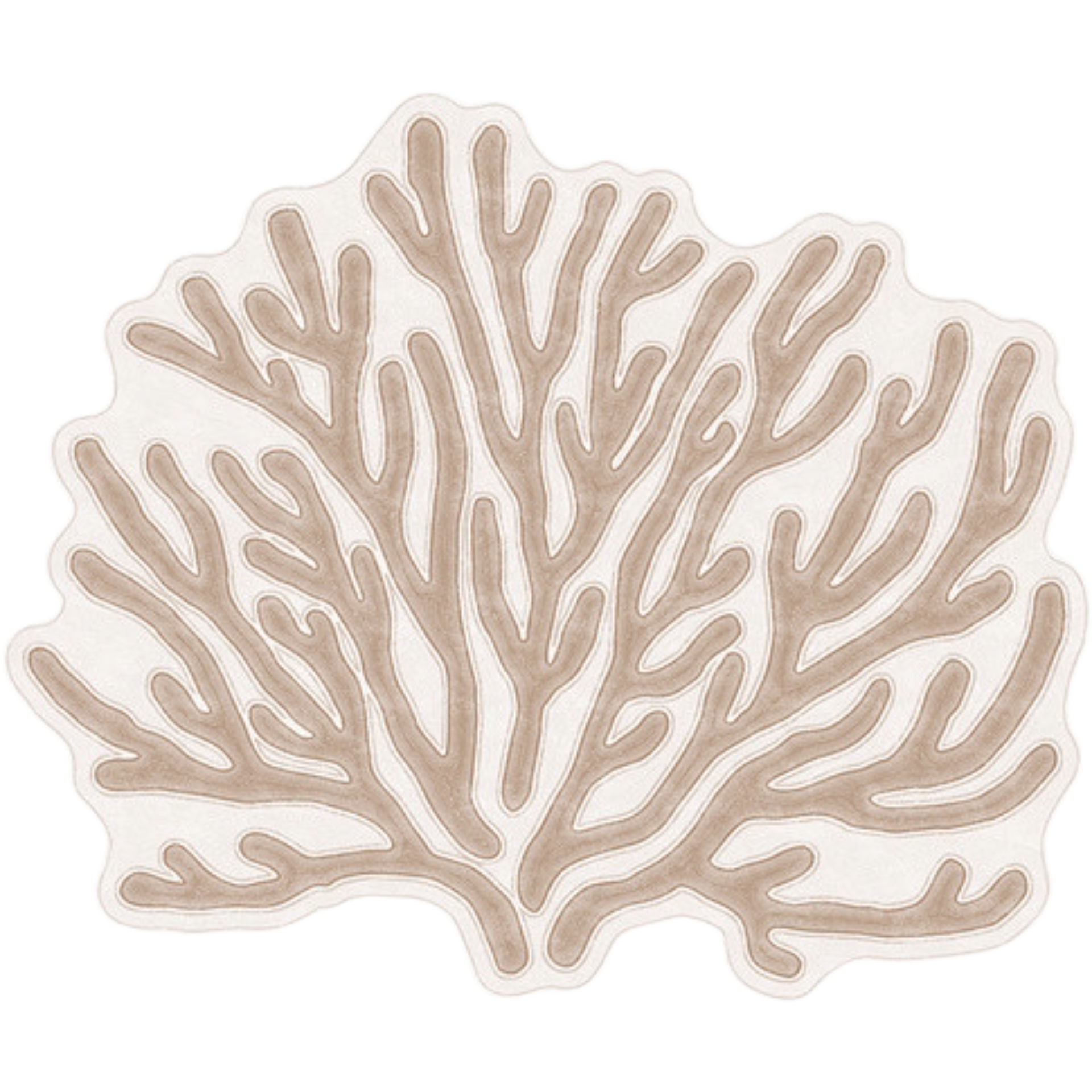 Set of 6 Pyli Beige Coral Placemats