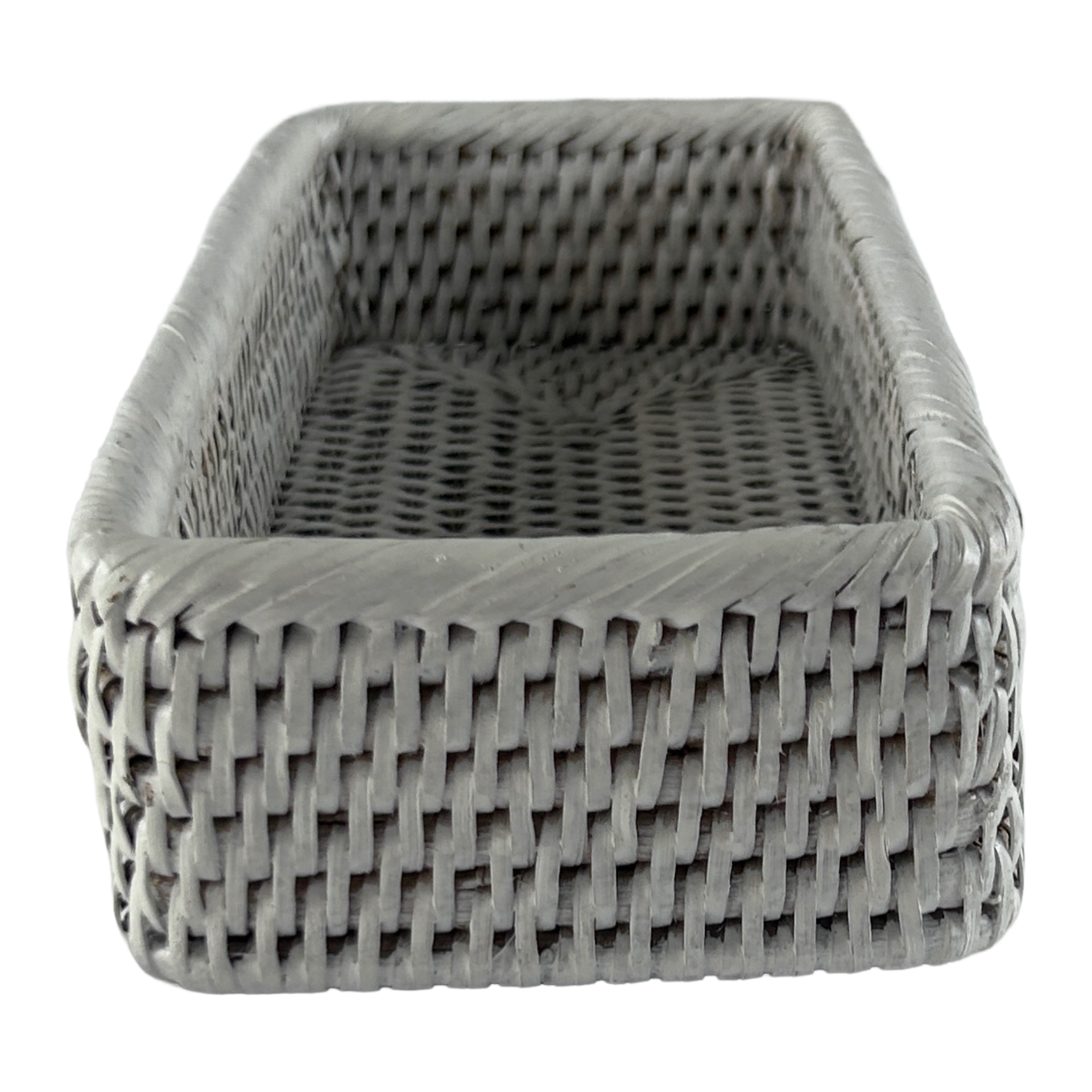 Rattan Rechteckiger Korb 25cm