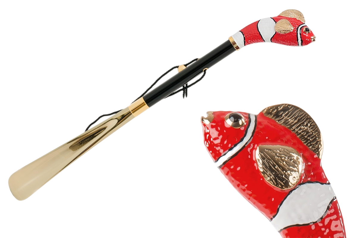 Roter Fisch Schuhanzieher