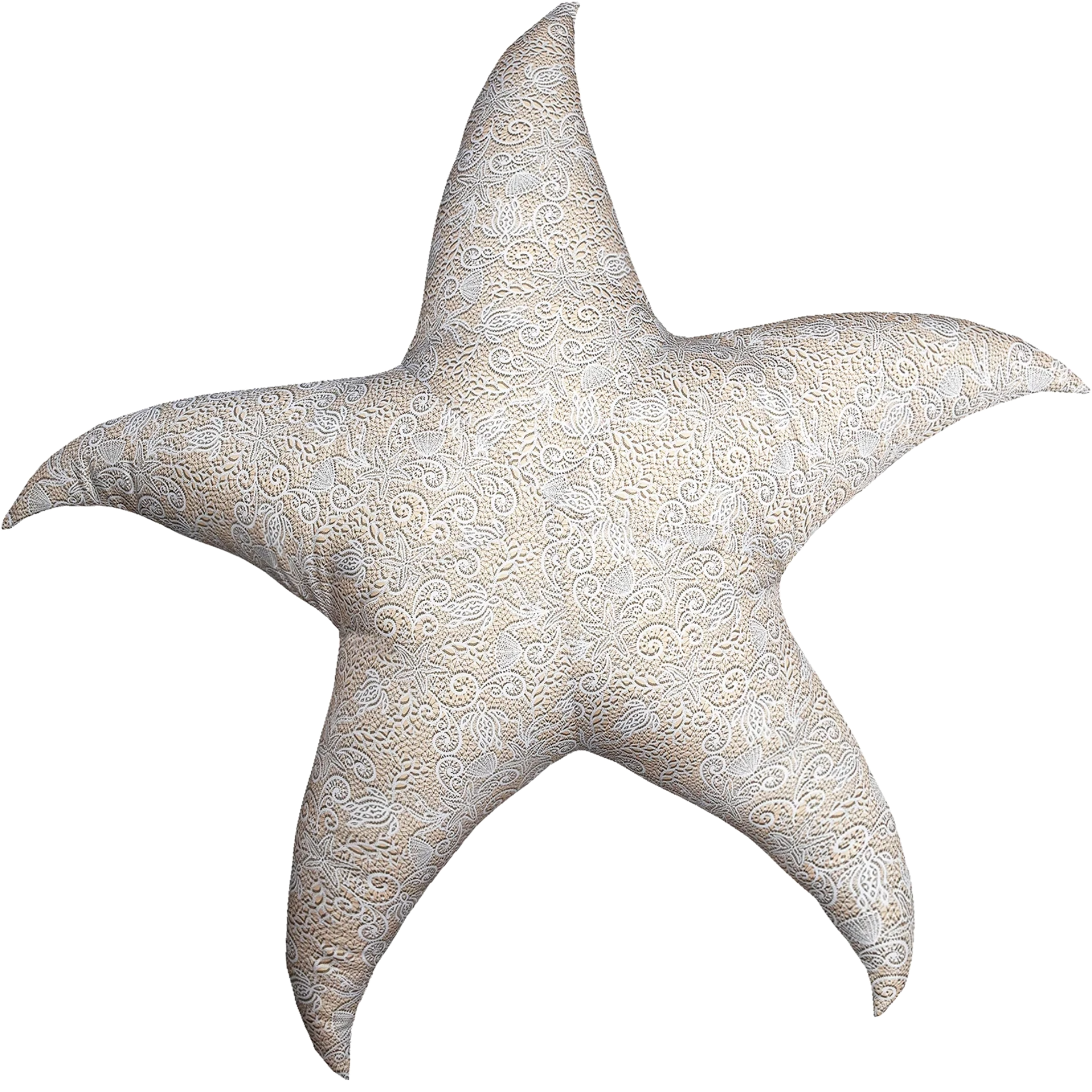 Beige Starfish Floating Pouf XL