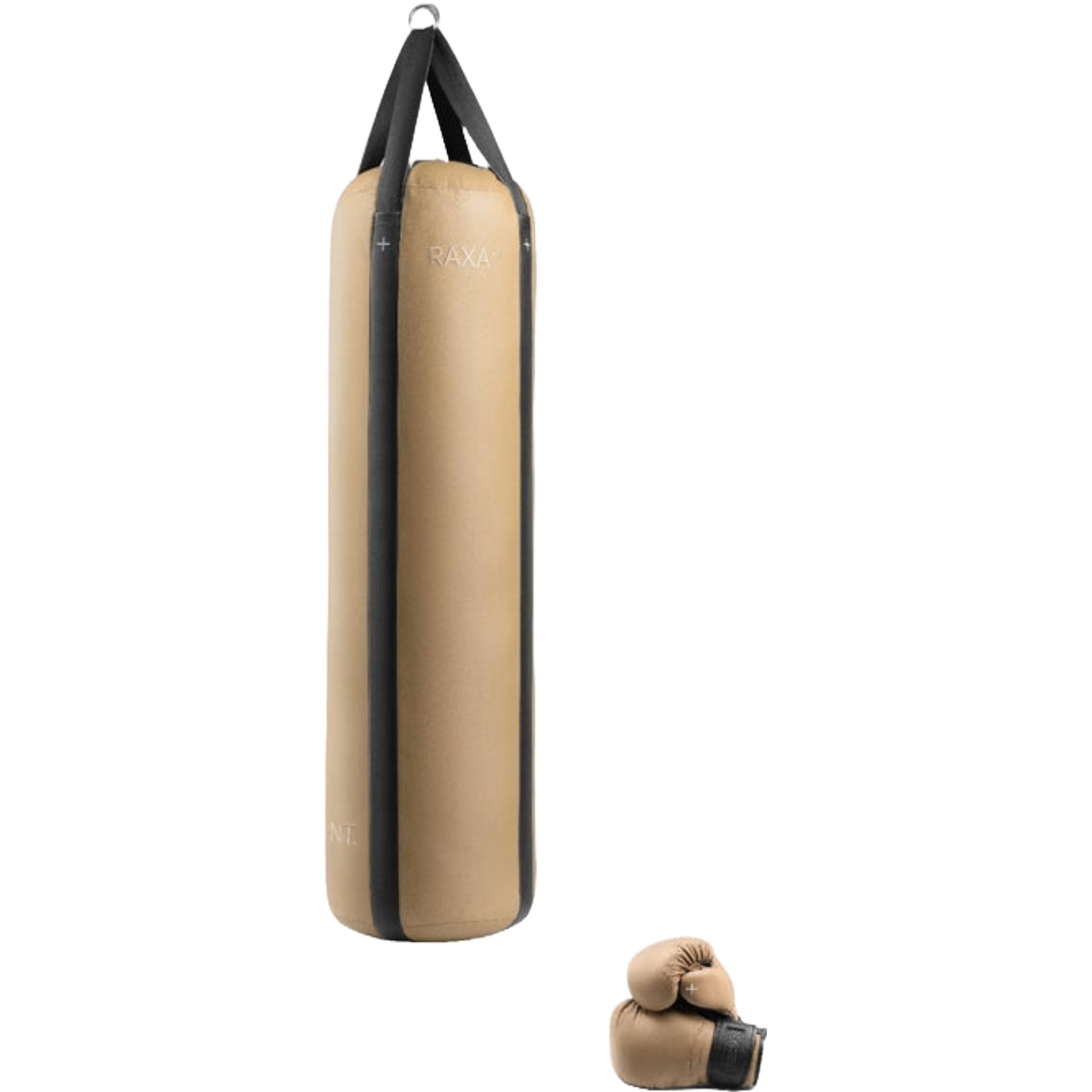 RAXA™ SET Handcrafted Leather Punching Bag & Gloves