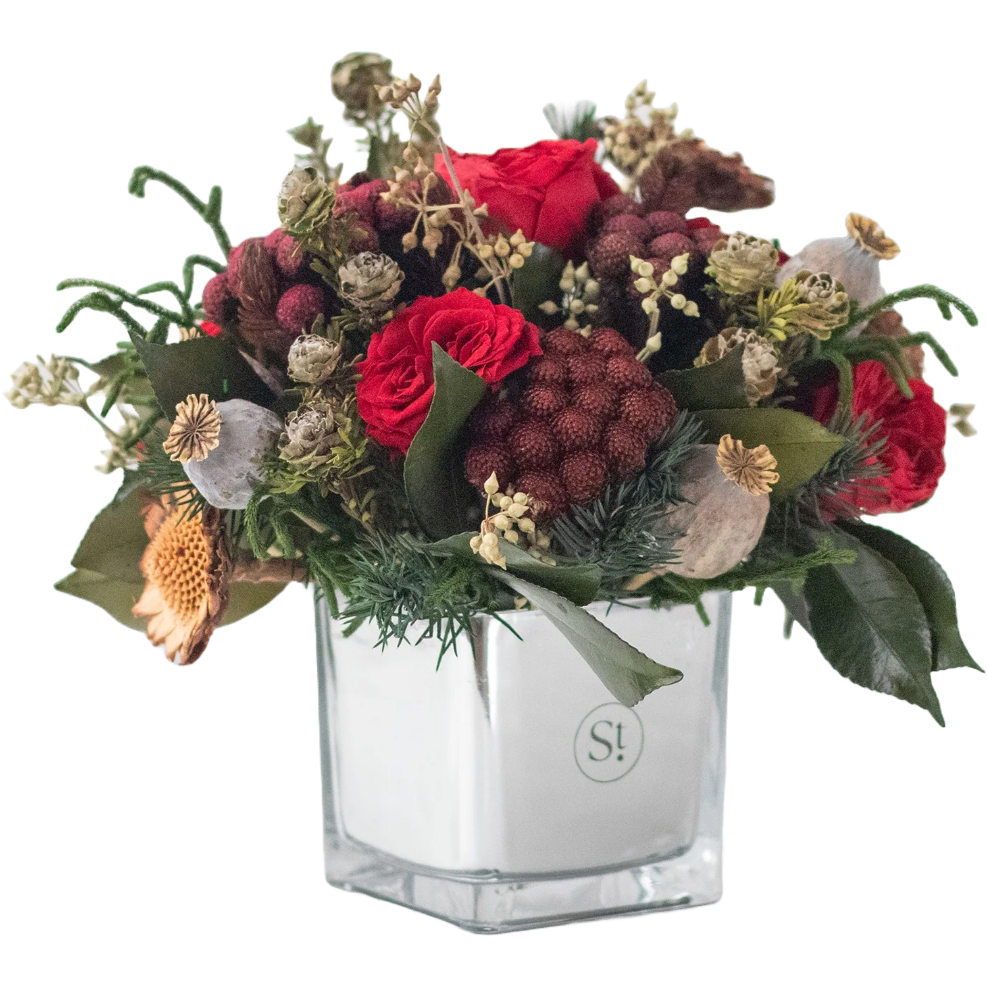 Cindy Lou Who - Preserved Flower Arrangement