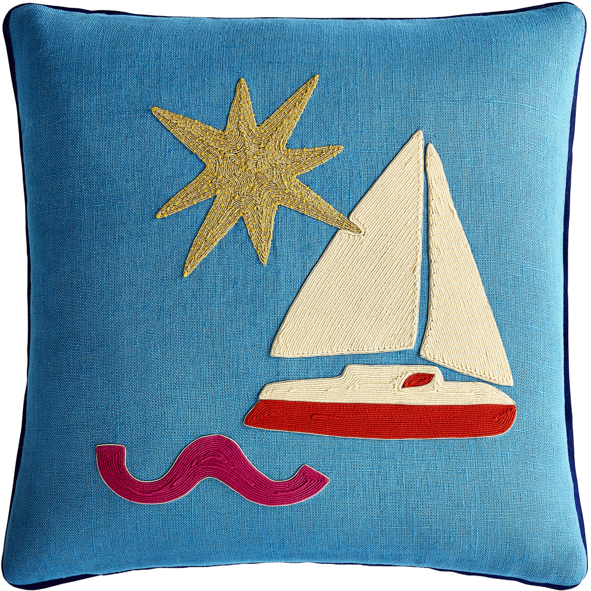 Playa Corded Sailboat Cushion