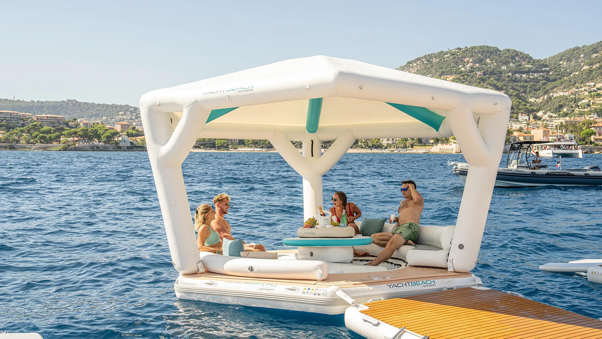 Hex-Plattform Pavillon 4.10 Beachclub-Einrichtung