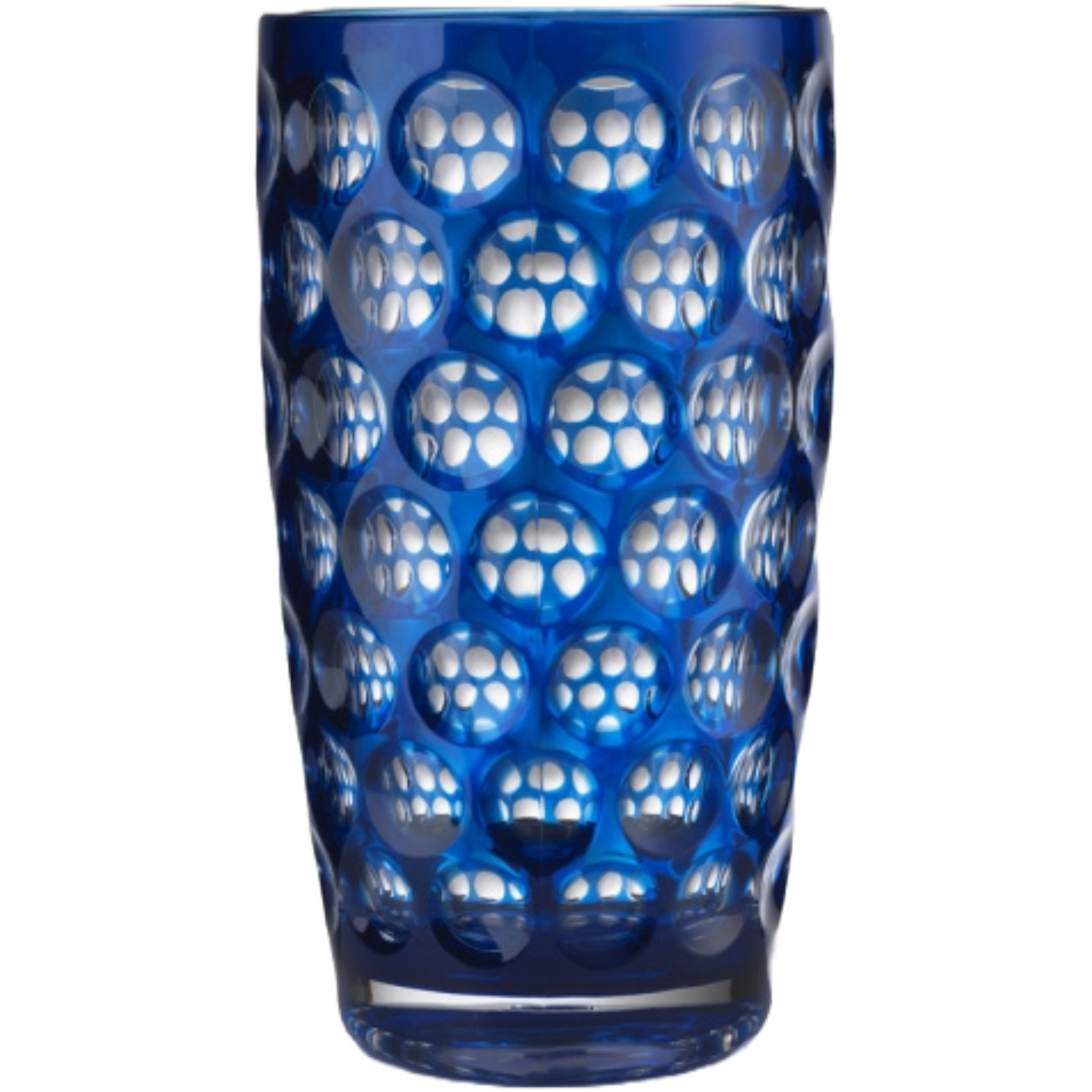 Set of 6 Lente Royal Blue Tall Glasses 