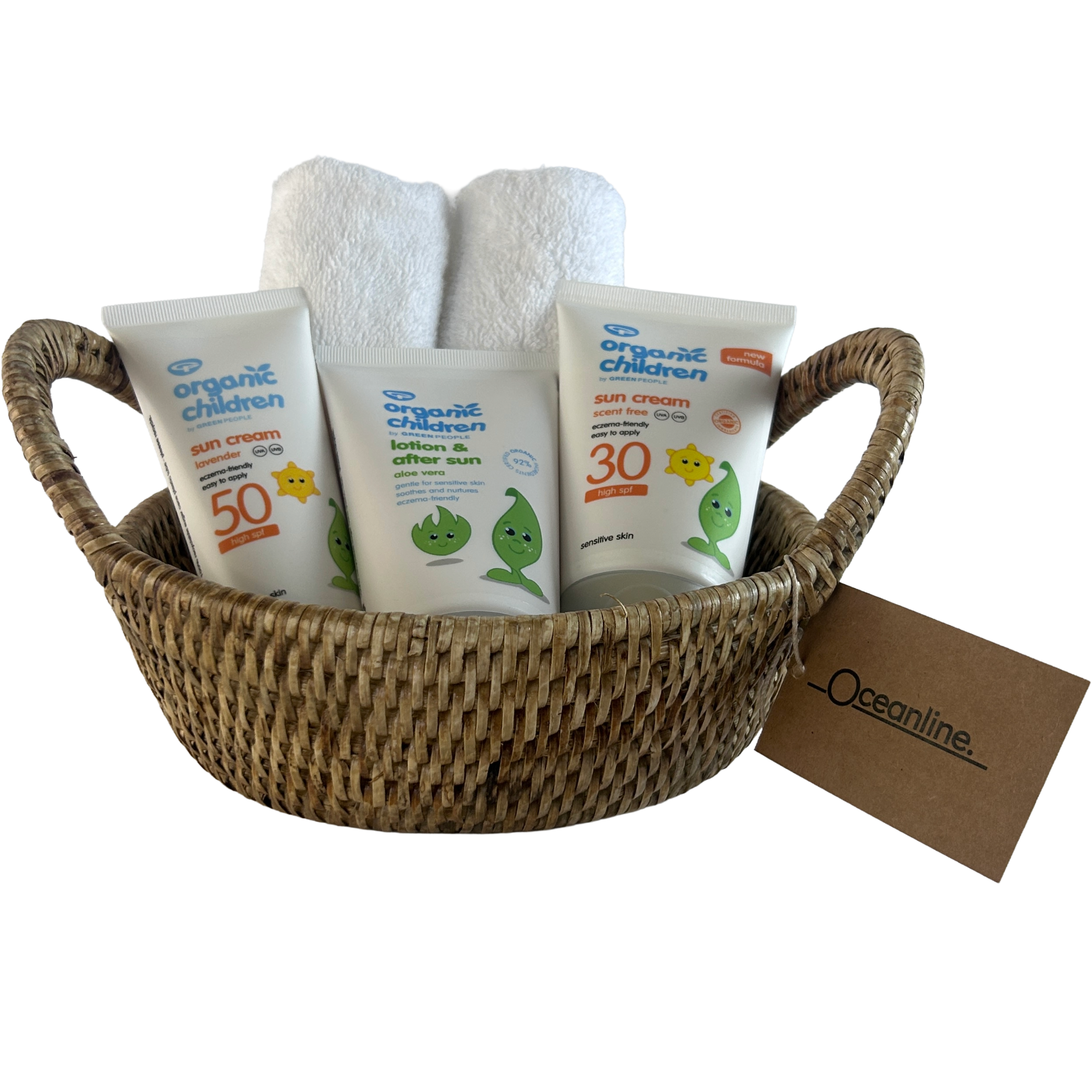 Sun Cream Basket Set - Kids