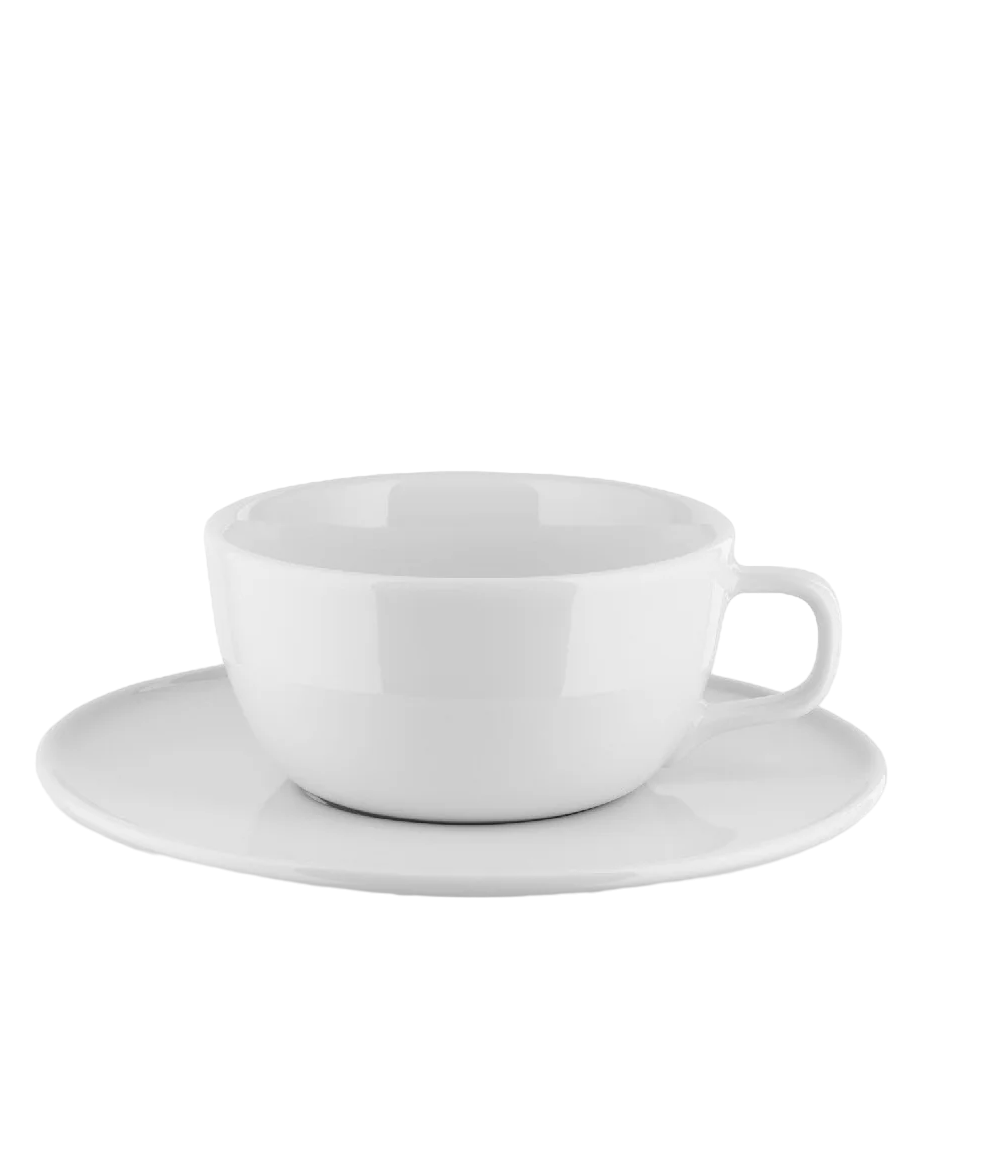 Itsumo. Set aus einer Teetasse mit Untertasse. 4 Stücke