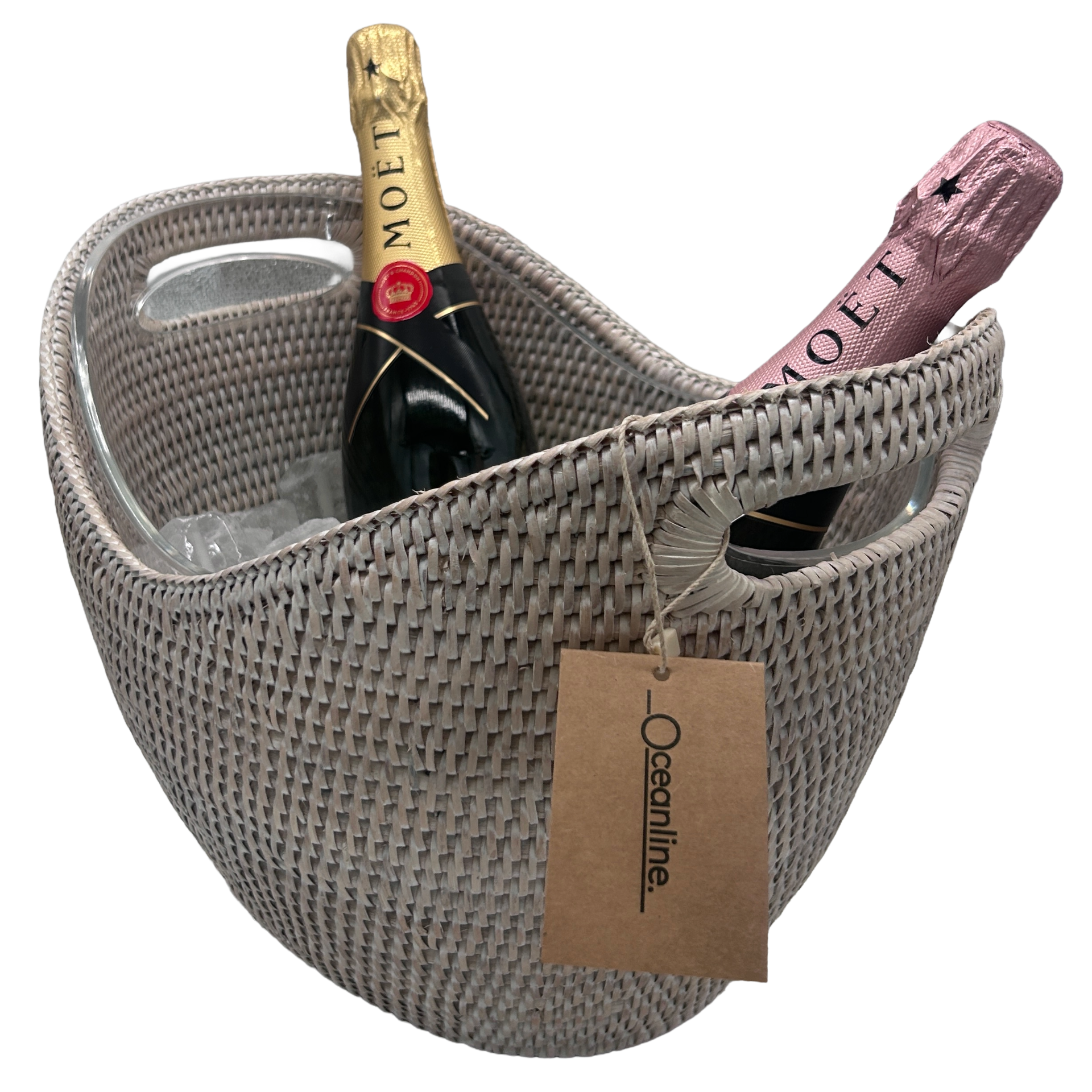 Rattan Champagne & Wine Bucket
