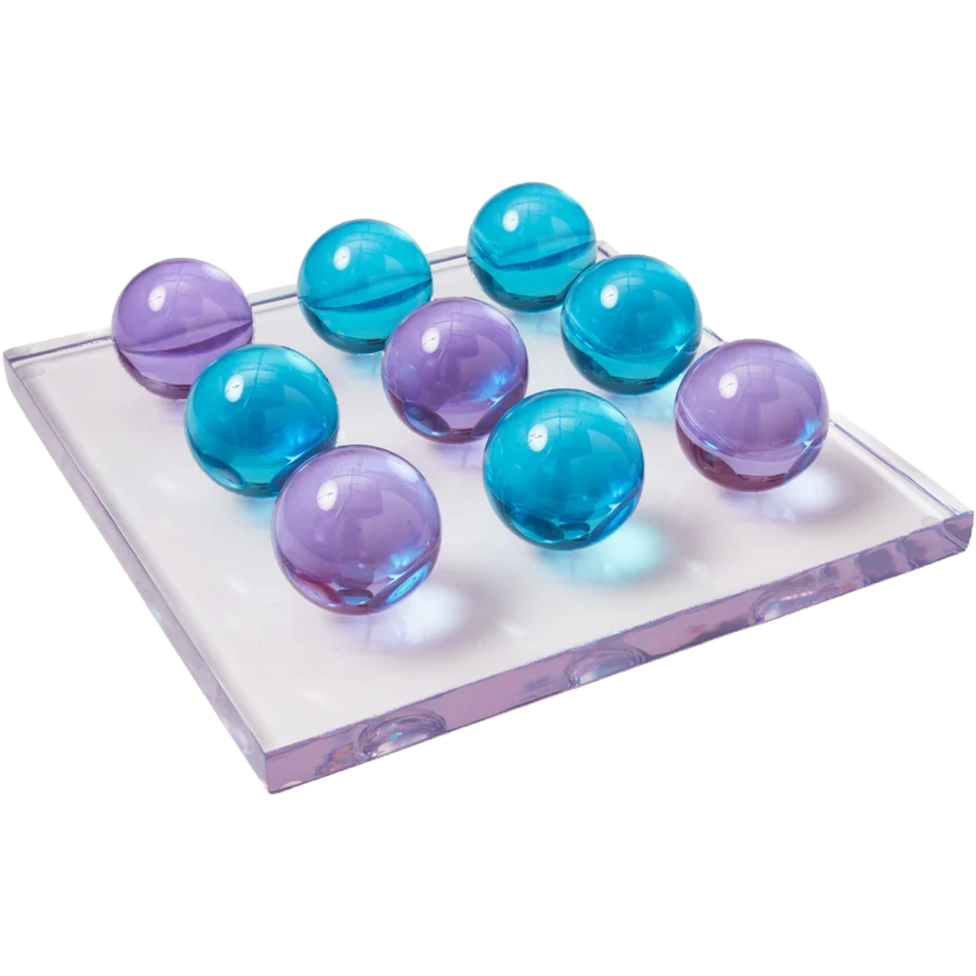 Acrylic Tic-Tac-Toe Set