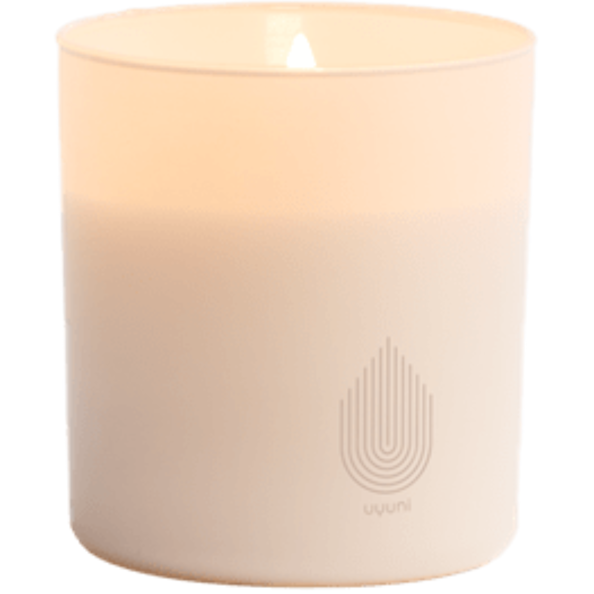 Glass Vanilla Candle H10cm