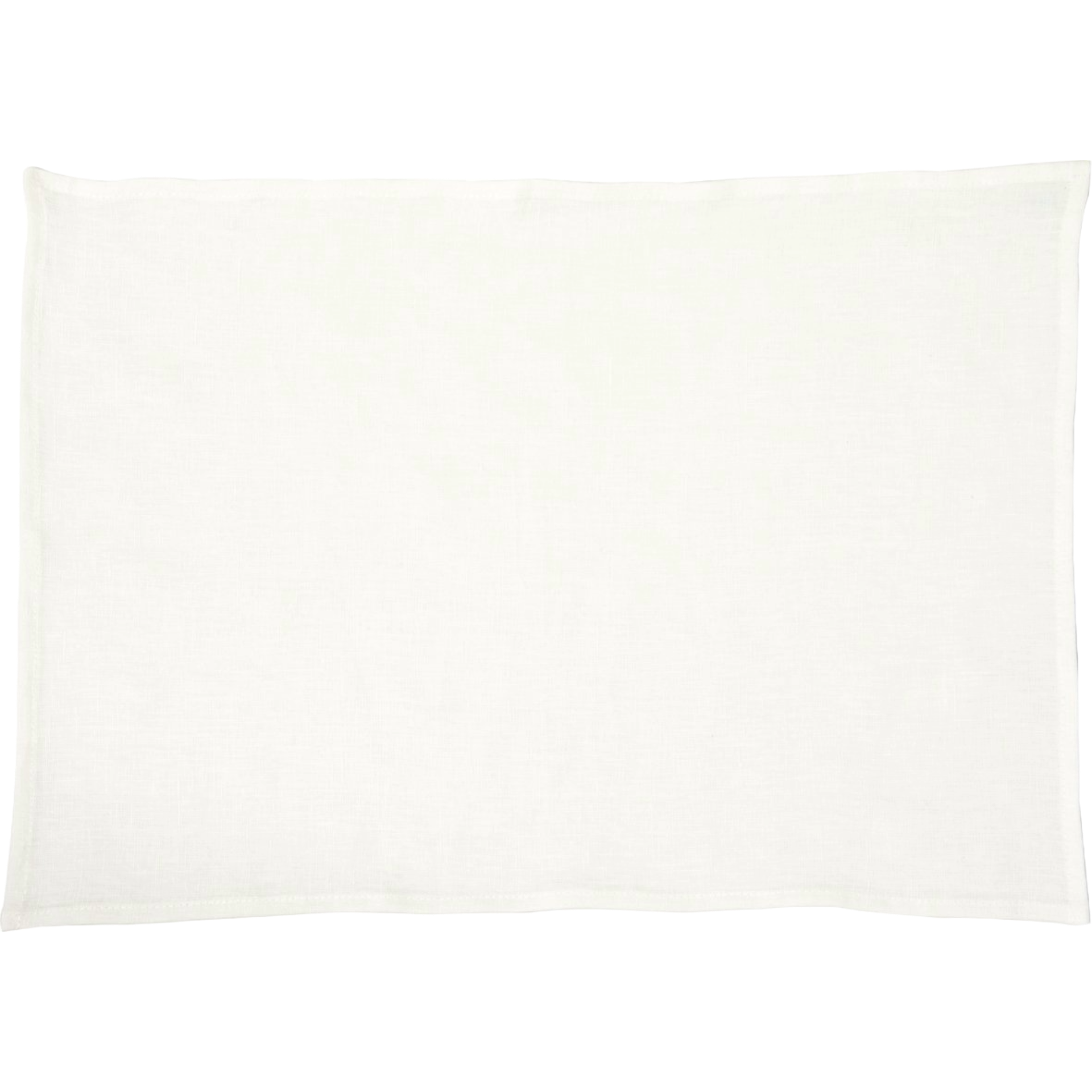 Set of 6 White Linen Placemats