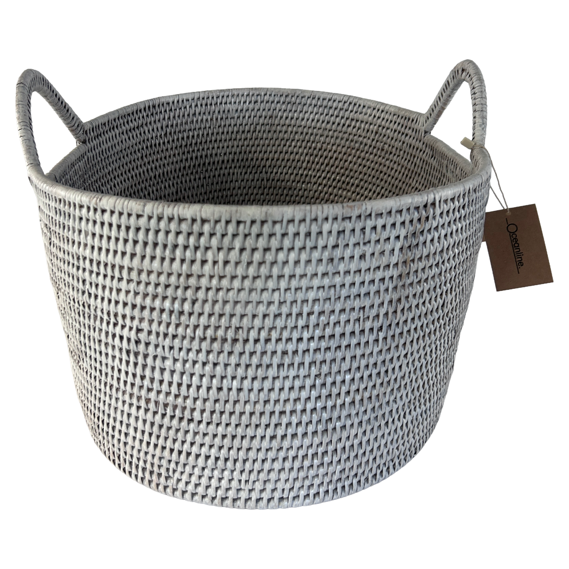 Rattan Oval Basket Large