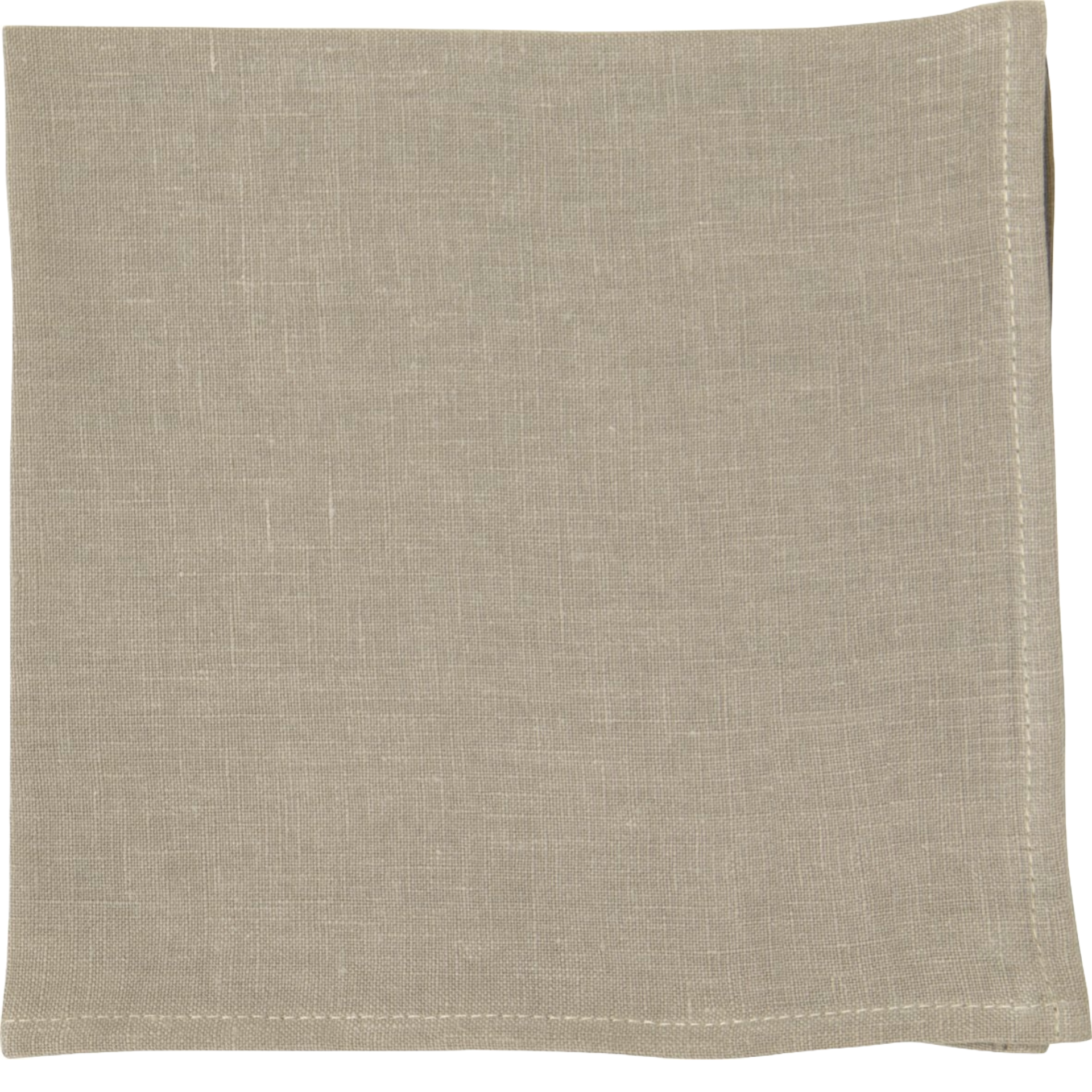 Set of 6 Sand Linen Serviettes