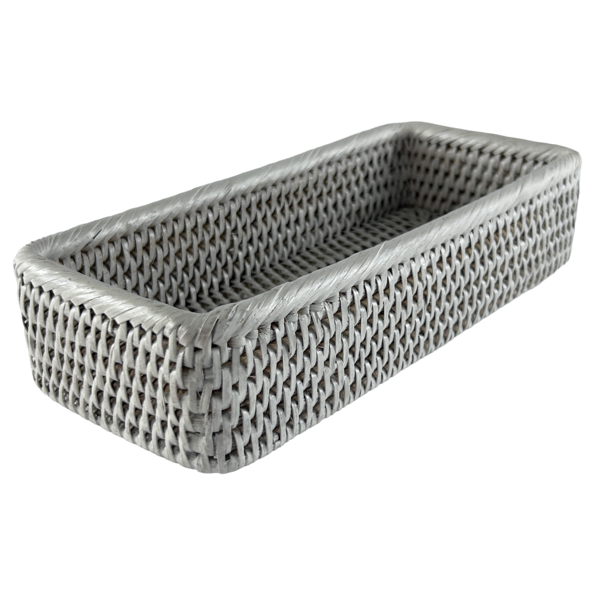 Rattan Rechteckiger Korb 25cm