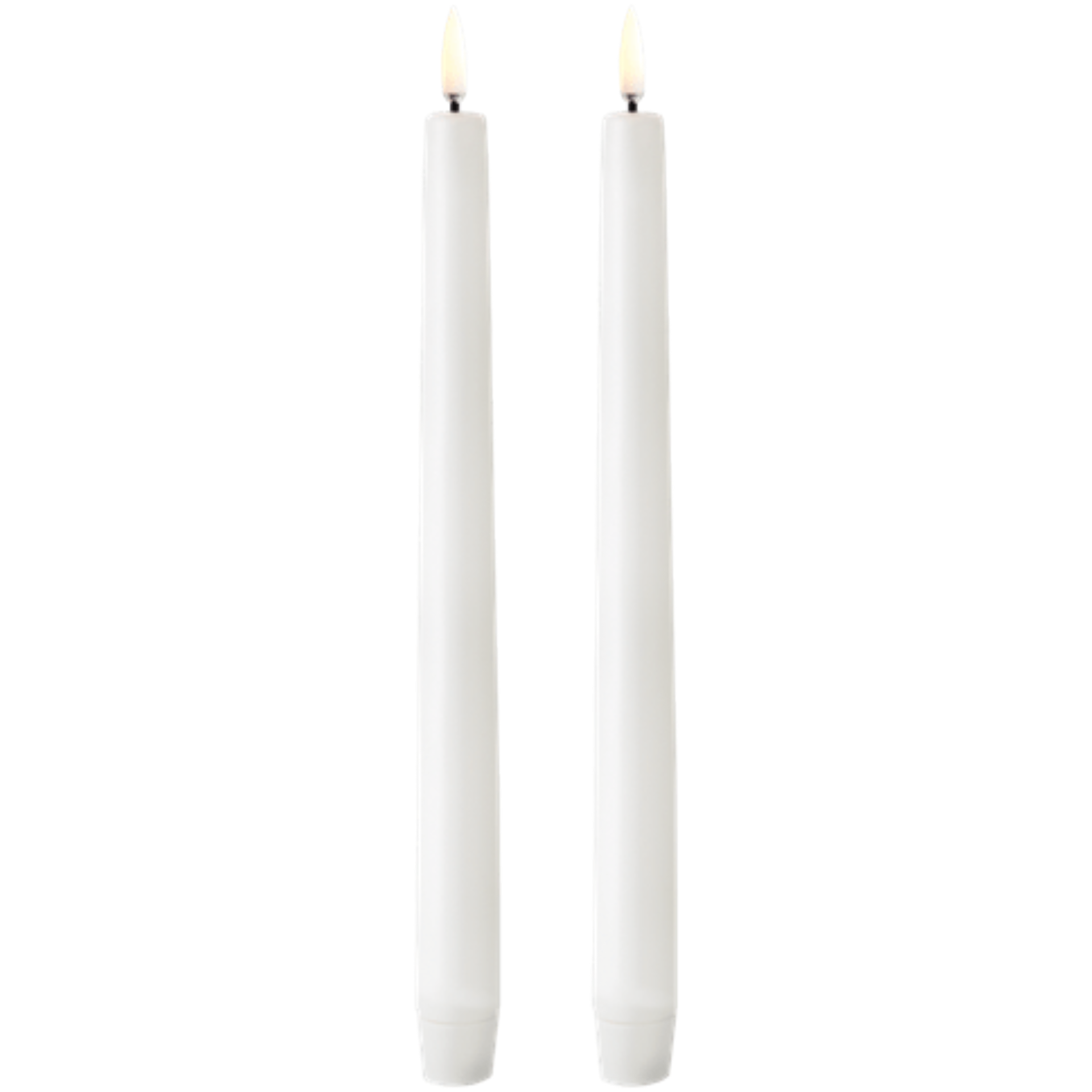 Classic White Taper Candles Set of 2